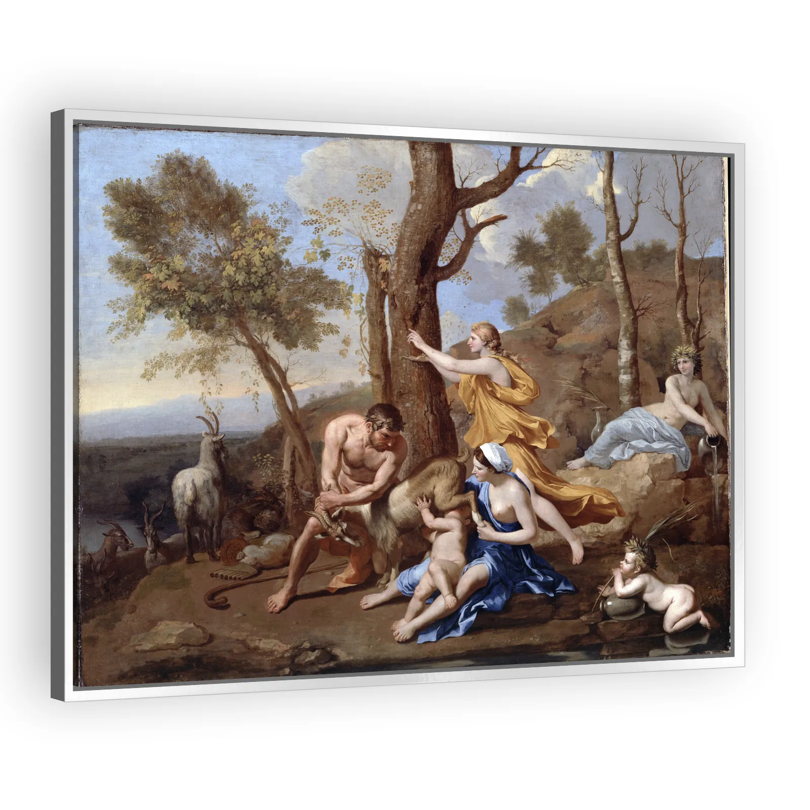 The Nurture of Jupiter by Nicolas Poussin - view 4 thumbnail