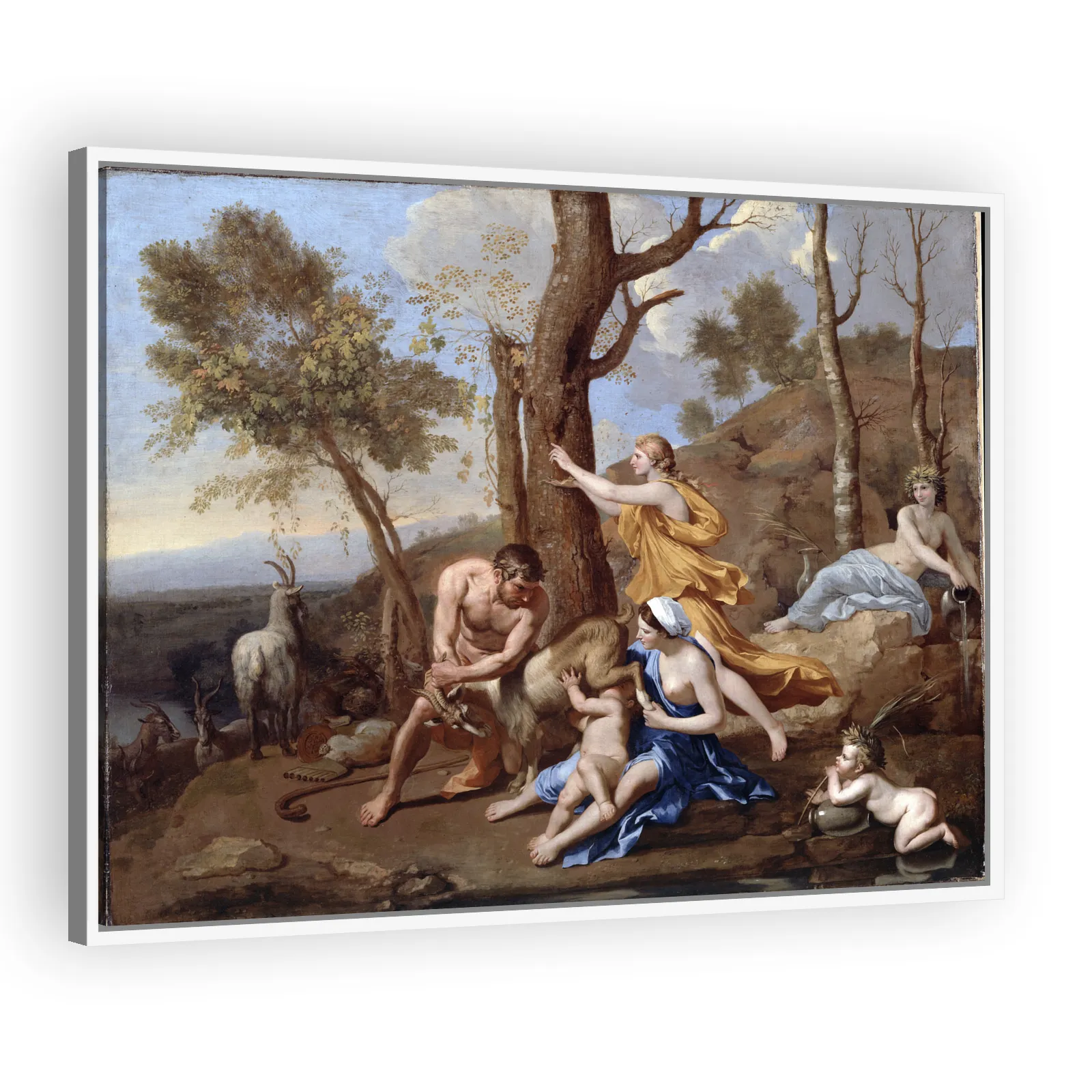 The Nurture of Jupiter by Nicolas Poussin - view 5 thumbnail