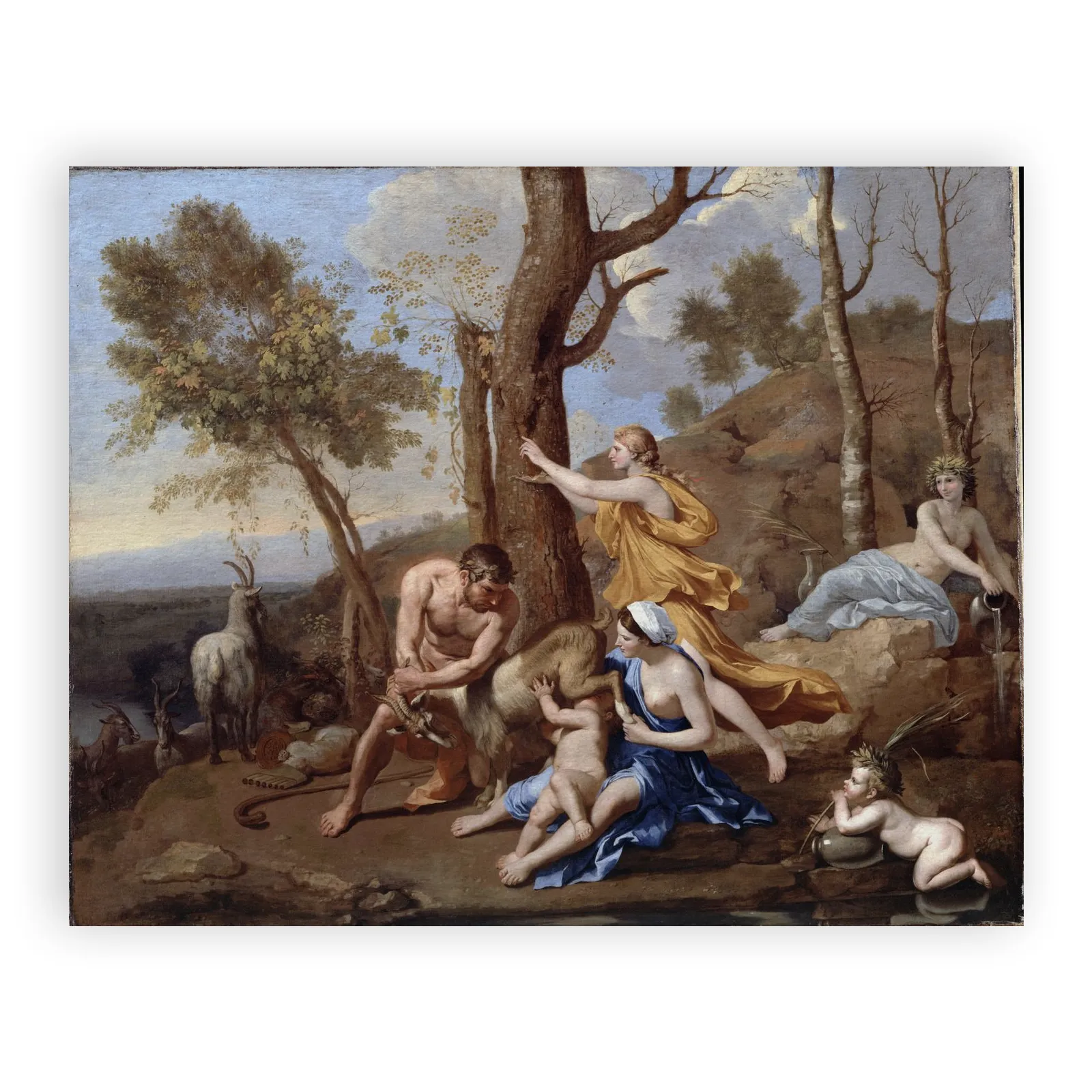 The Nurture of Jupiter by Nicolas Poussin - view 6 thumbnail