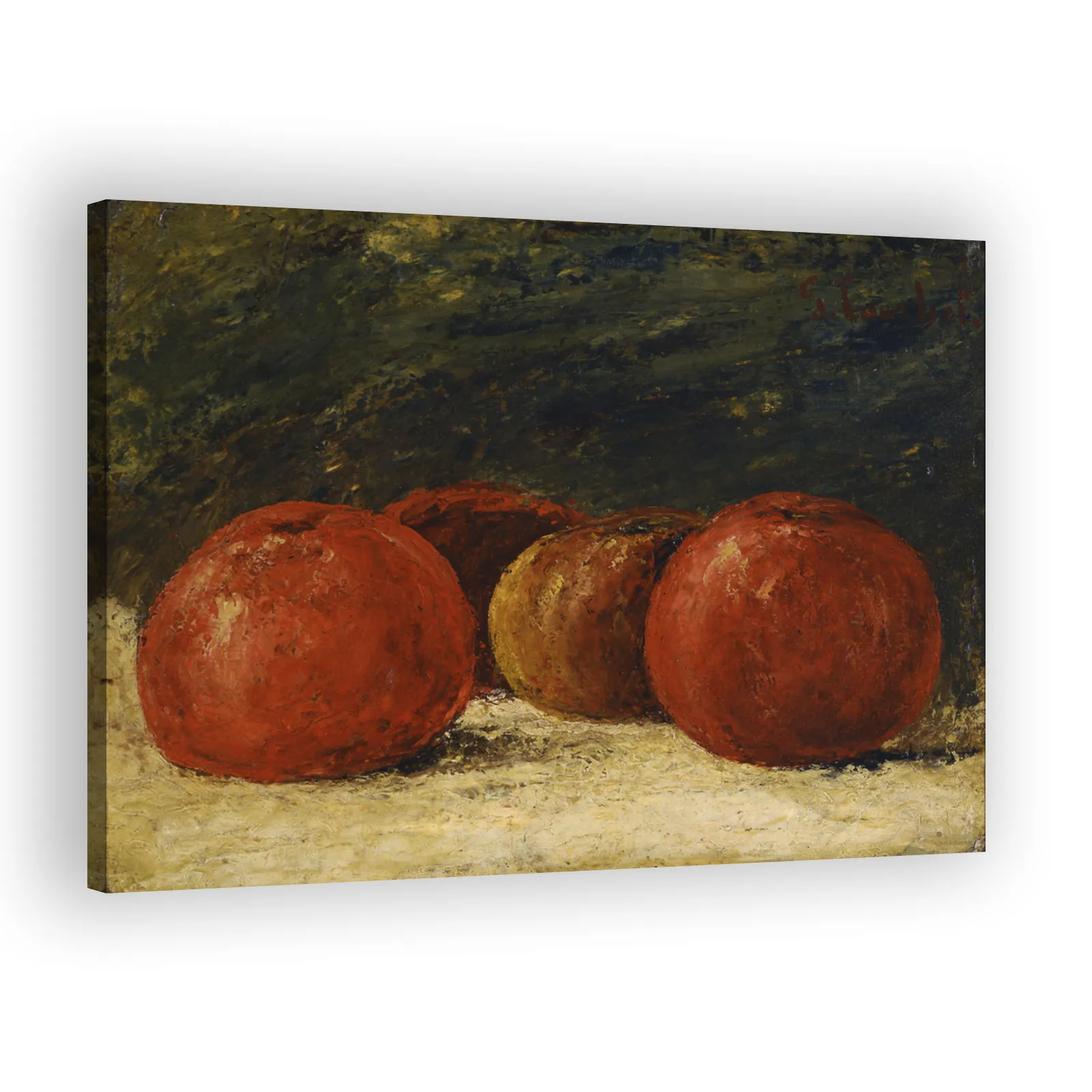 Apples by Gustave Courbet - view 2 thumbnail