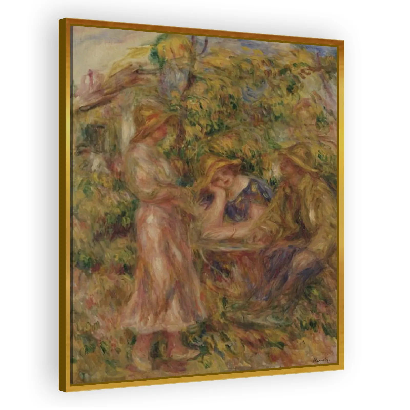 Three Figures in Landscape by Pierre Auguste Renoir - view 3 thumbnail