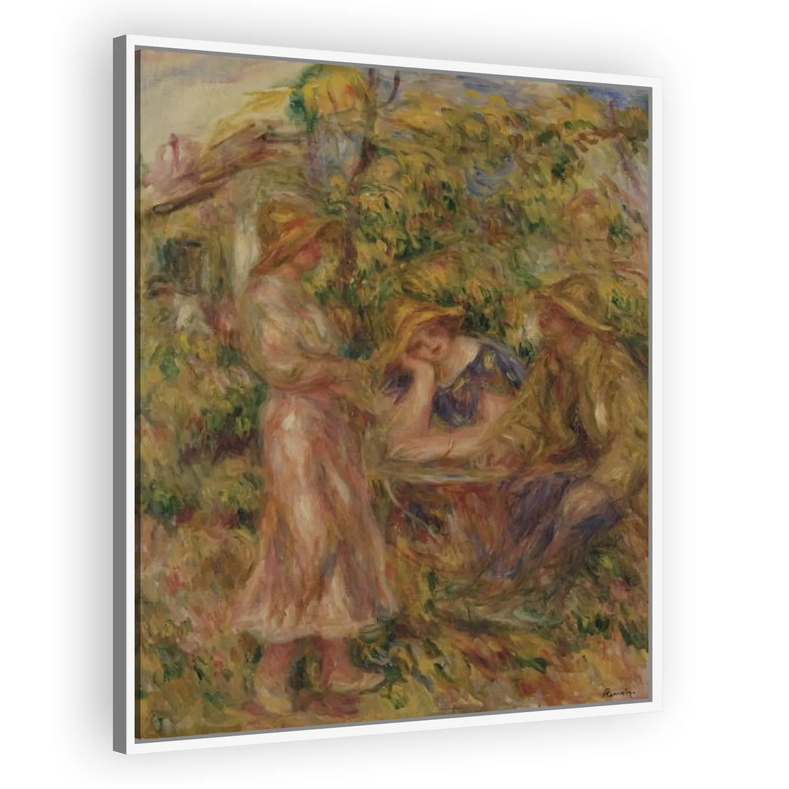 Three Figures in Landscape by Pierre Auguste Renoir - view 5 thumbnail