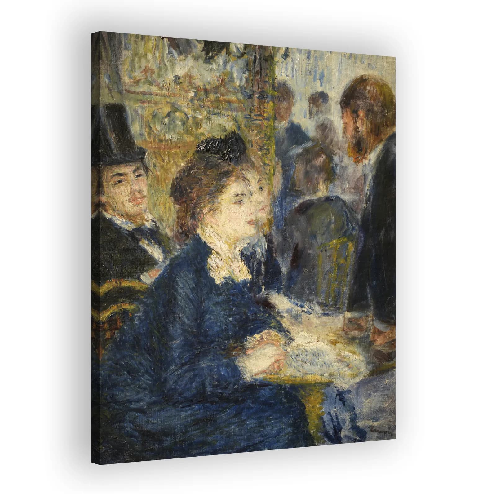 In the Café by Pierre Auguste Renoir - view 2 thumbnail