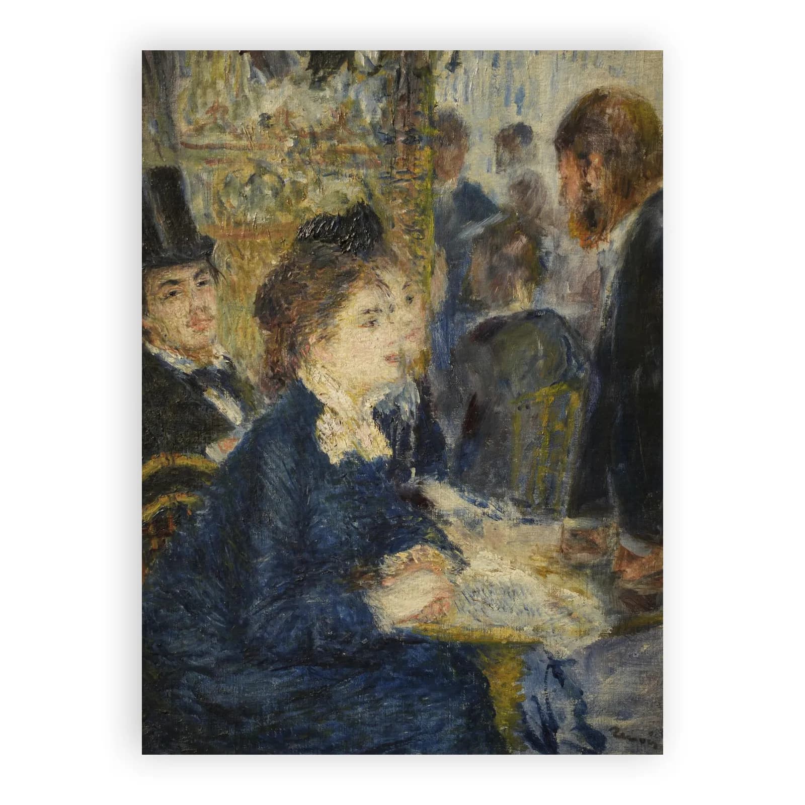 In the Café by Pierre Auguste Renoir - view 6 thumbnail