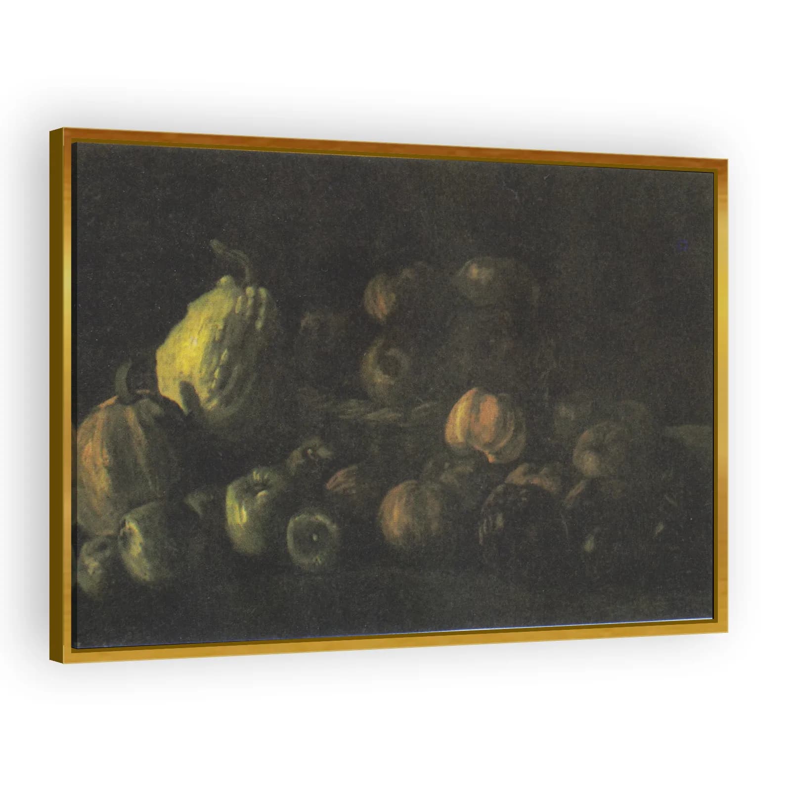 Still Life with a Basket of Apples and Two Pumpkins by Vincent Van Gogh - view 3 thumbnail