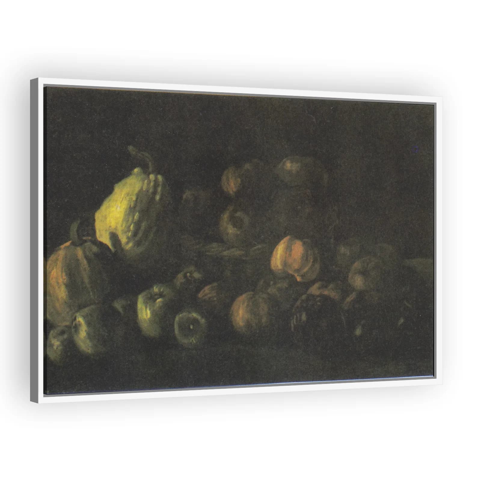 Still Life with a Basket of Apples and Two Pumpkins by Vincent Van Gogh - view 5 thumbnail
