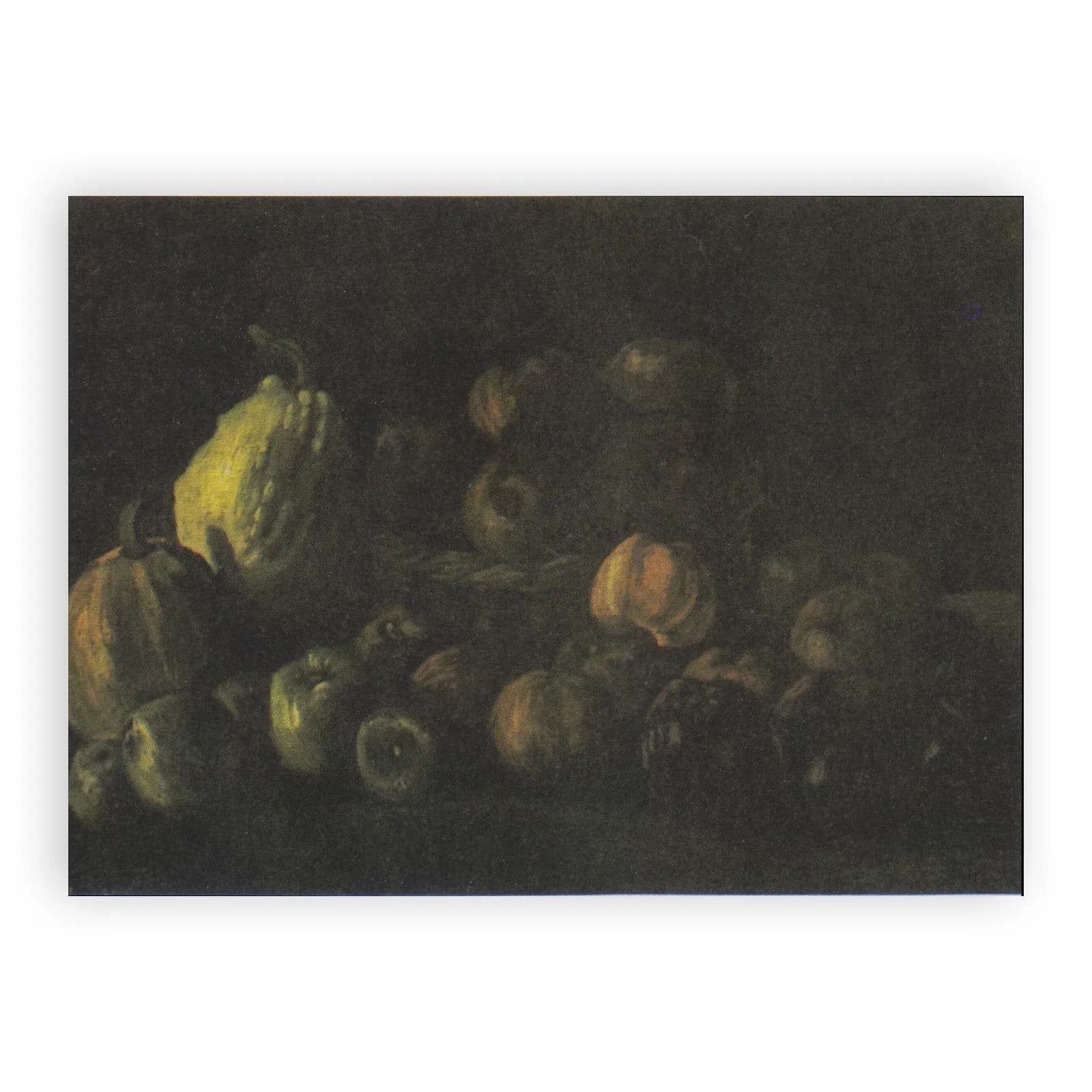 Still Life with a Basket of Apples and Two Pumpkins by Vincent Van Gogh - view 6 thumbnail