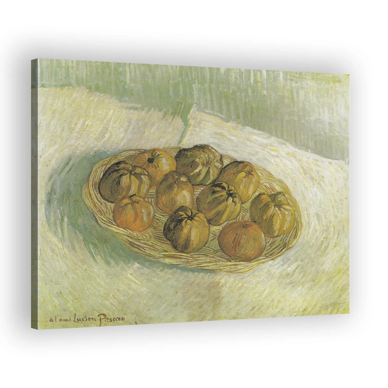 Still Life with Basket of Apples by Vincent Van Gogh - view 2 thumbnail