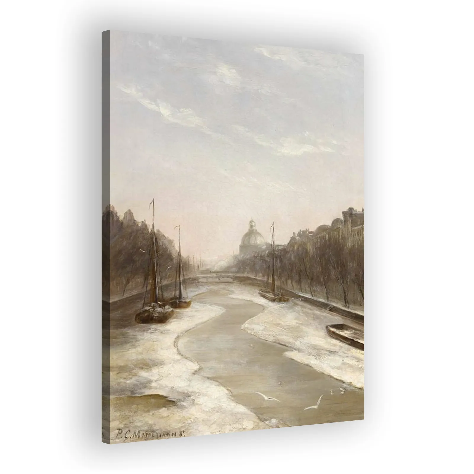 The Singel, Amsterdam by Piet Mondrian - view 2 thumbnail