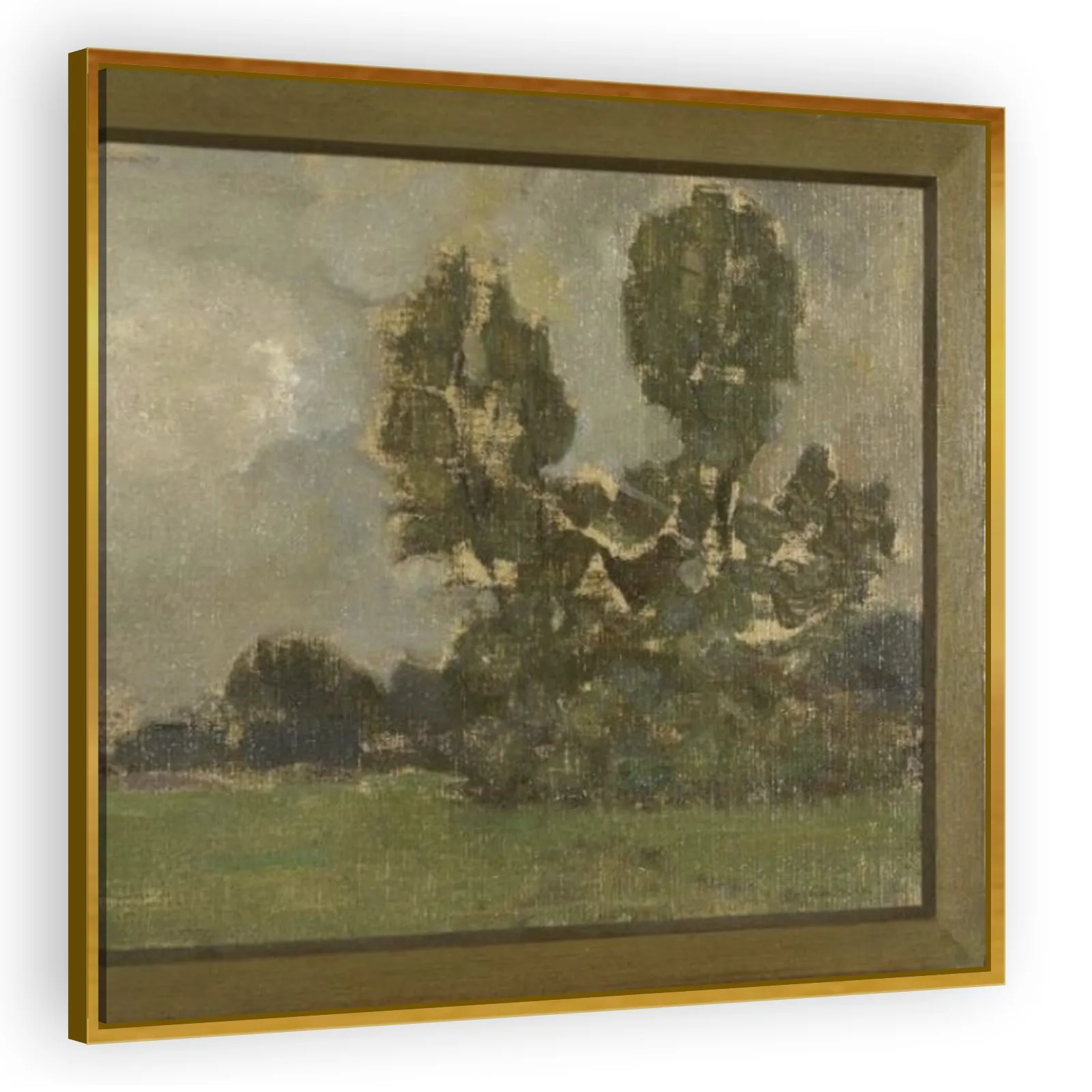 Field with Two Tree Silhouettes II by Piet Mondrian - view 3 thumbnail