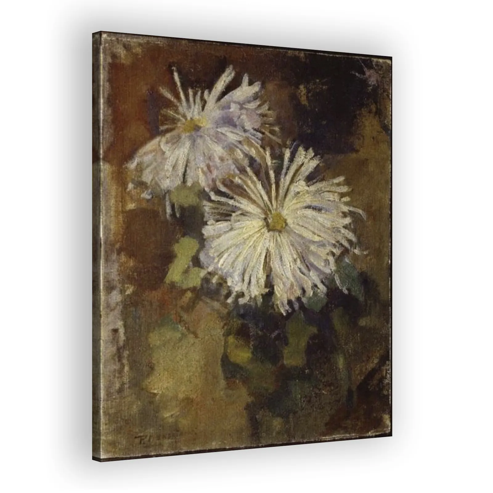 Two Chrysanthemum Blossoms by Piet Mondrian - view 2 thumbnail