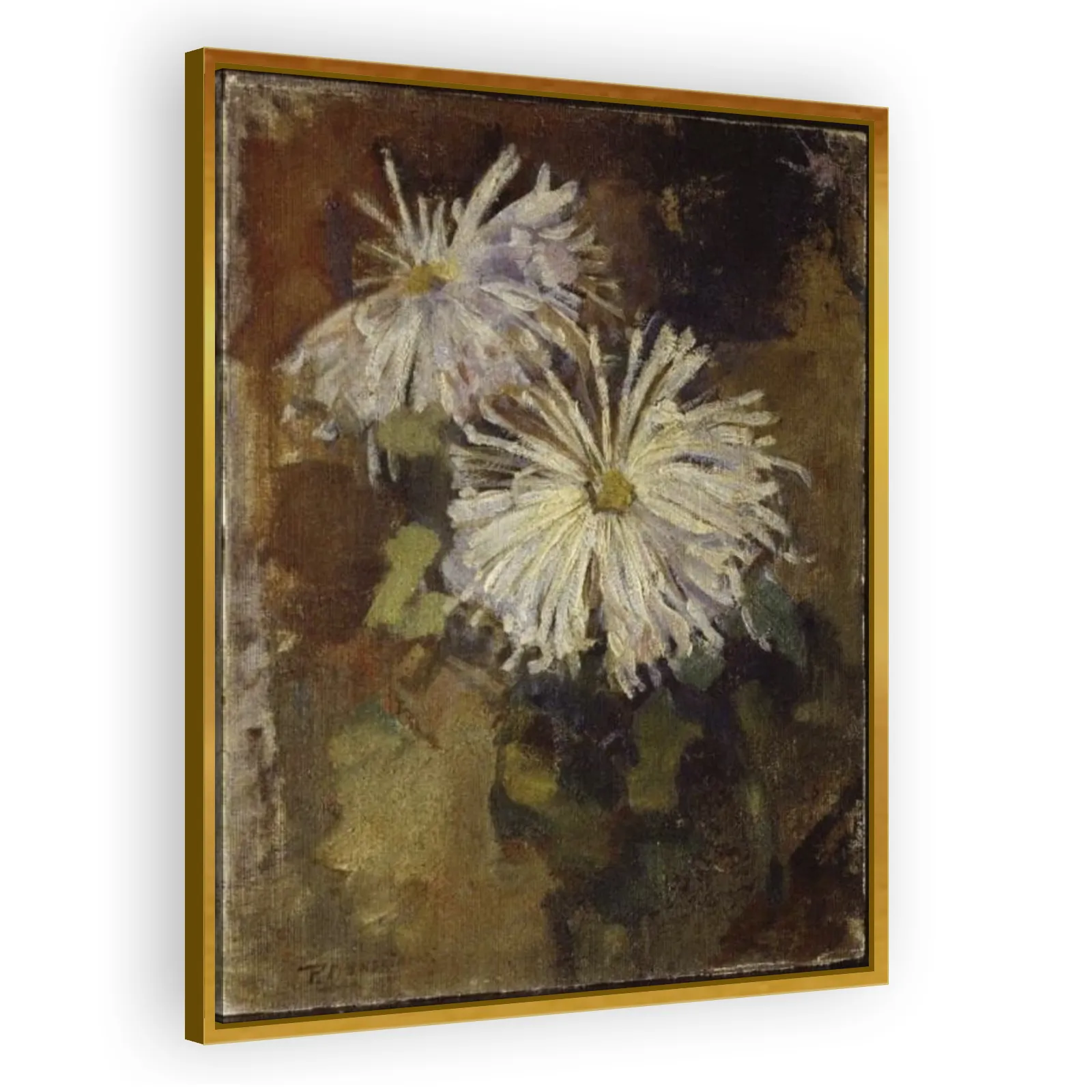 Two Chrysanthemum Blossoms by Piet Mondrian - view 3 thumbnail