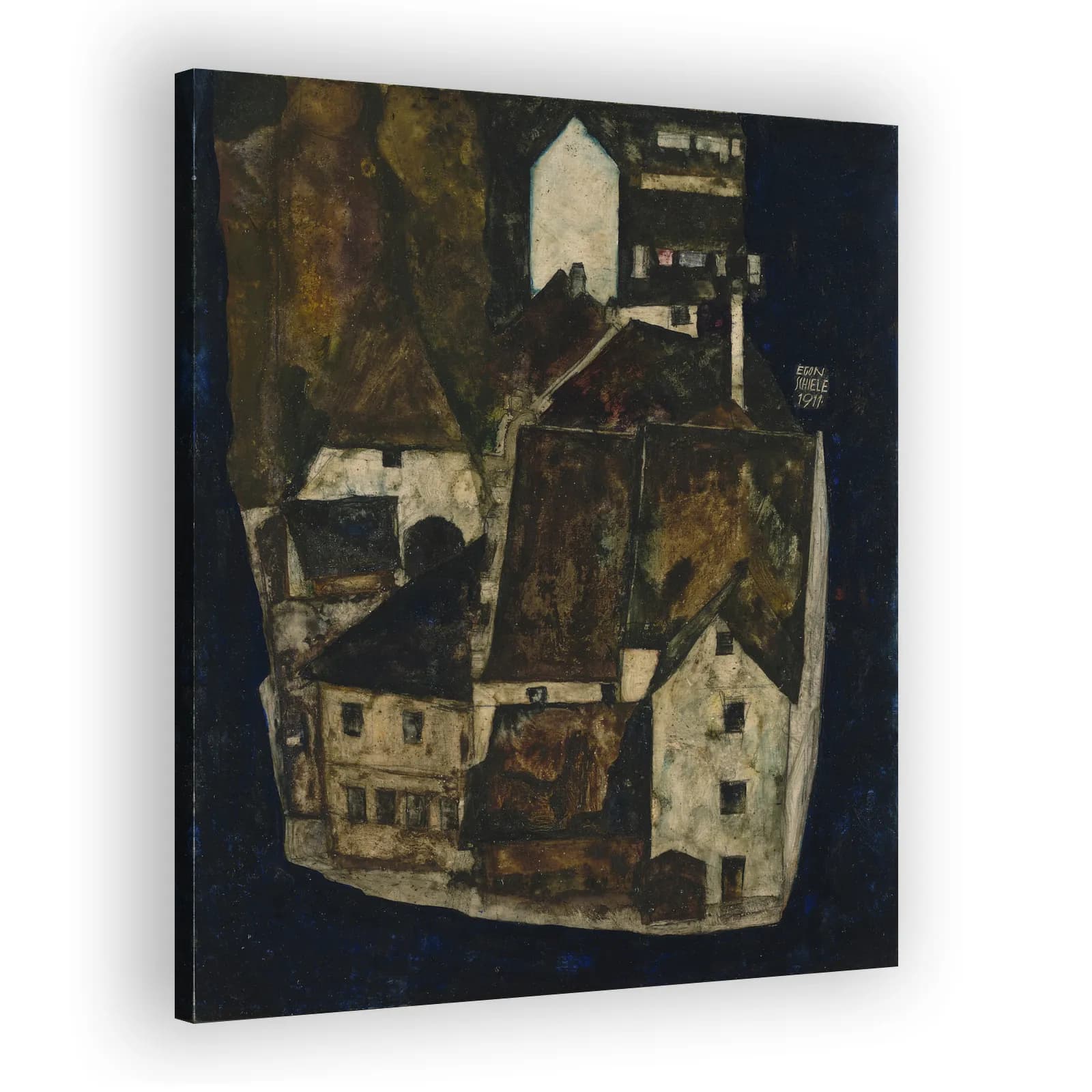 Dead City III (City on the Blue River III) by Egon Schiele - view 2 thumbnail