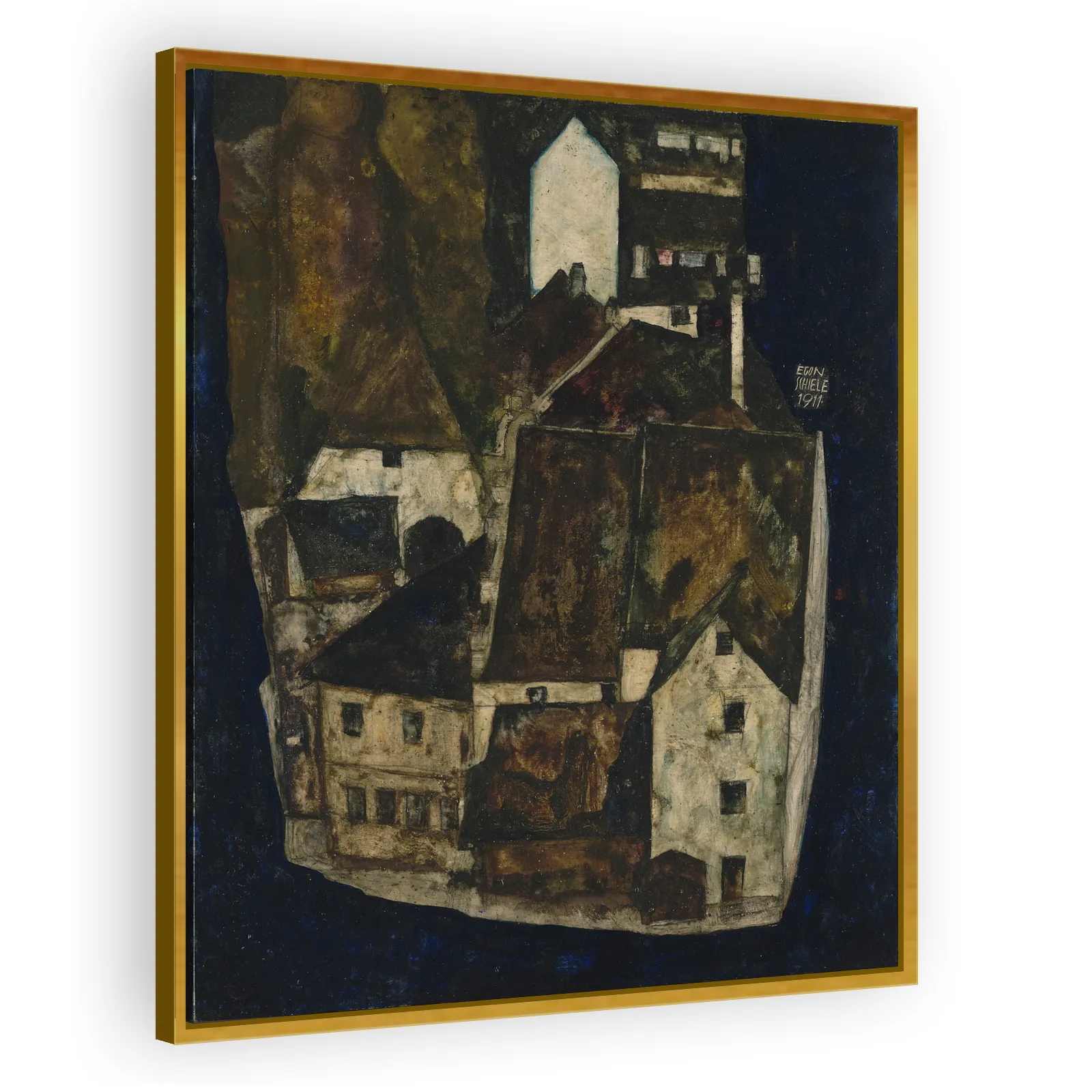 Dead City III (City on the Blue River III) by Egon Schiele - view 3 thumbnail