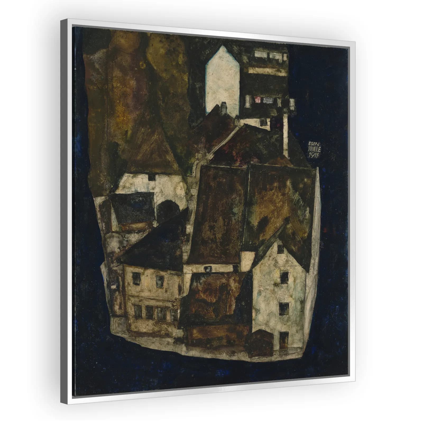 Dead City III (City on the Blue River III) by Egon Schiele - view 4 thumbnail
