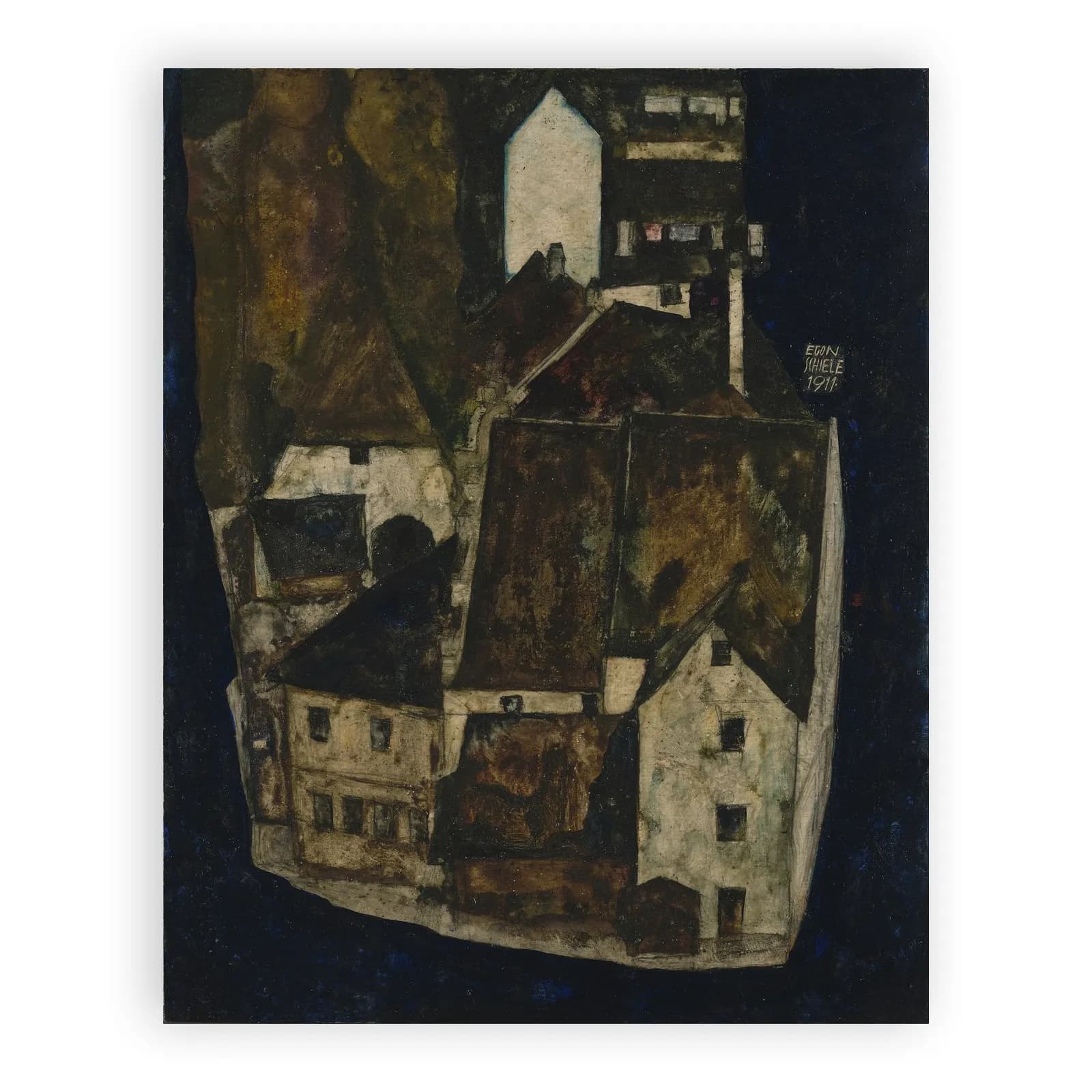 Dead City III (City on the Blue River III) by Egon Schiele - view 6 thumbnail