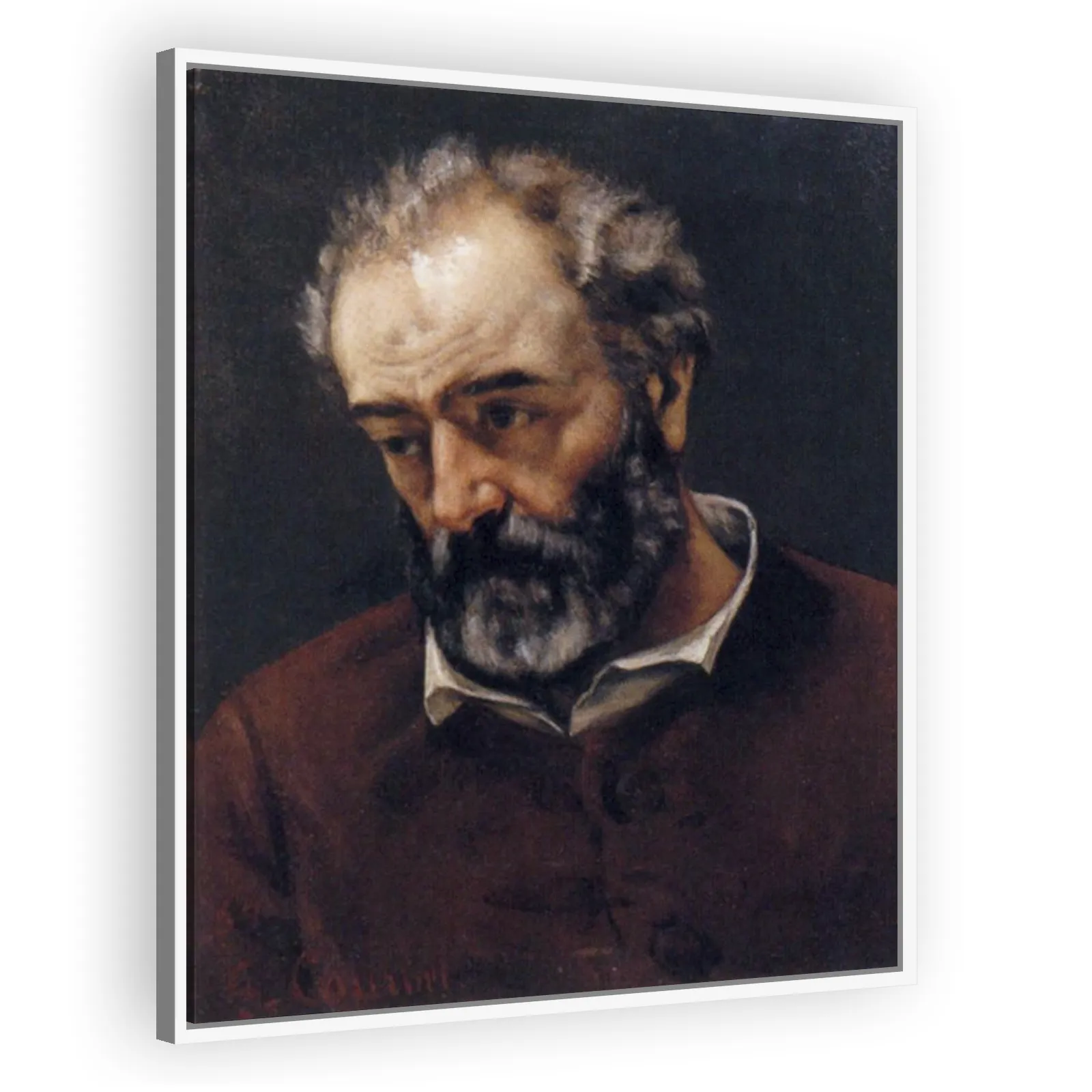 Portrait of Paul Chenavard by Gustave Courbet - view 5 thumbnail