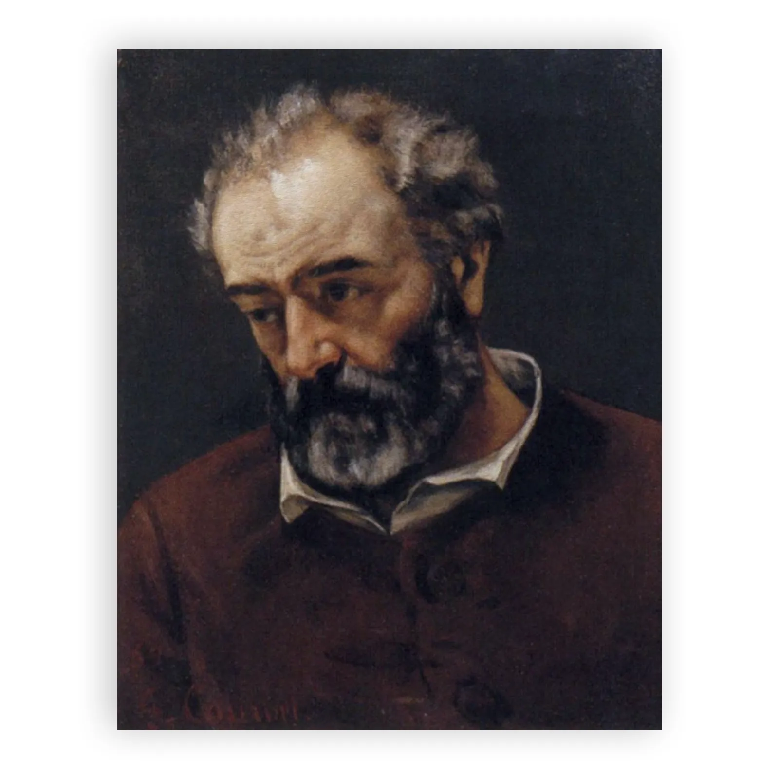Portrait of Paul Chenavard by Gustave Courbet - view 6 thumbnail