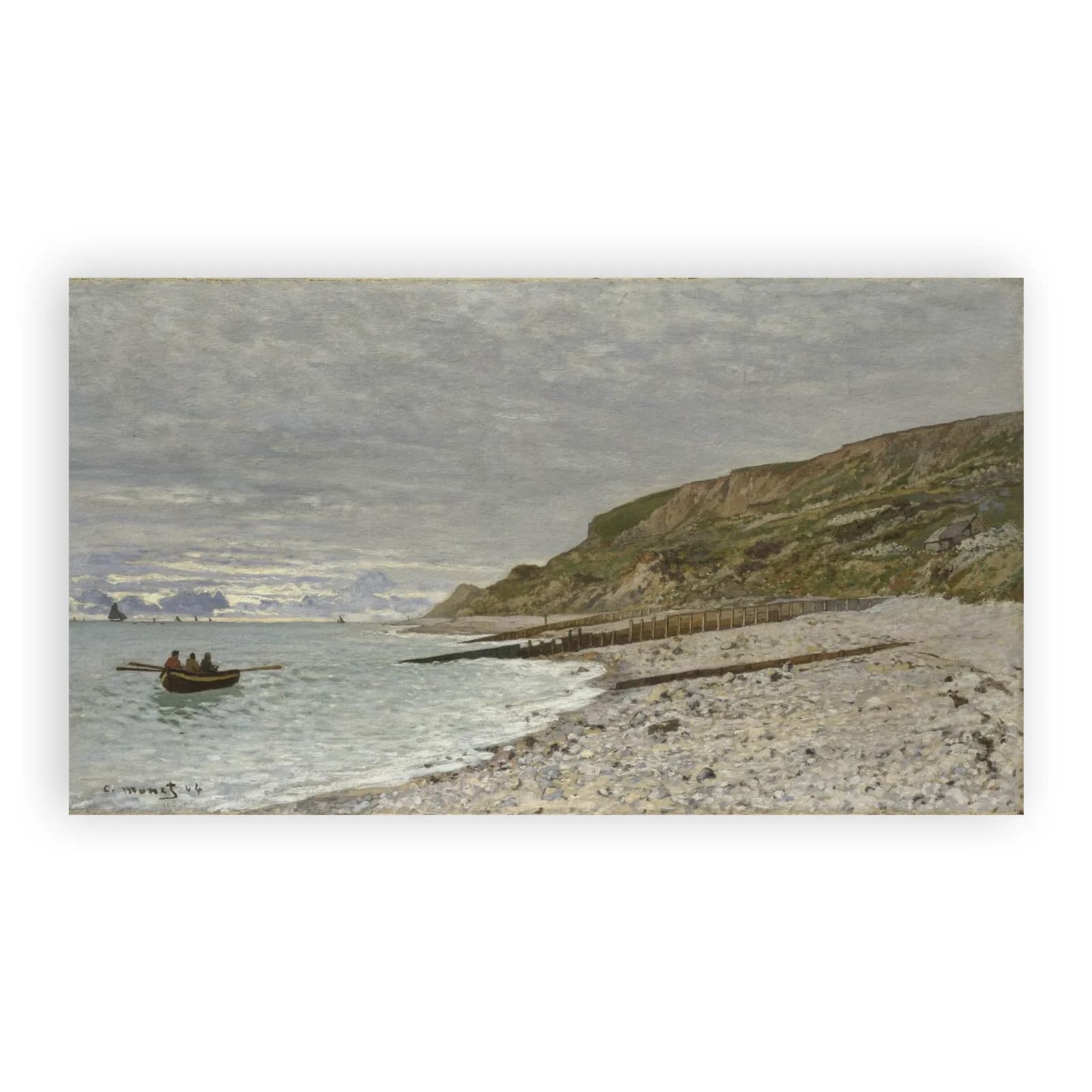 La Pointe de la Hève, Sainte-Adresse by Claude Monet - view 6 thumbnail