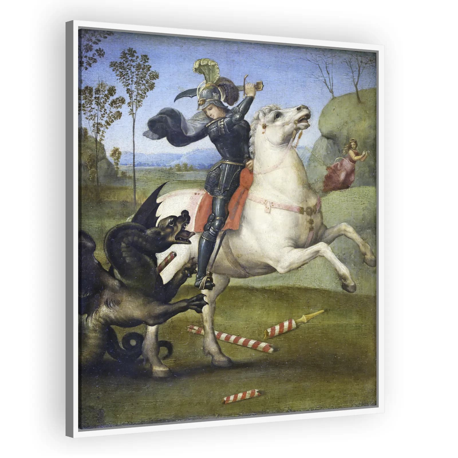 Saint George Fighting the Dragon by Raphael - view 5 thumbnail