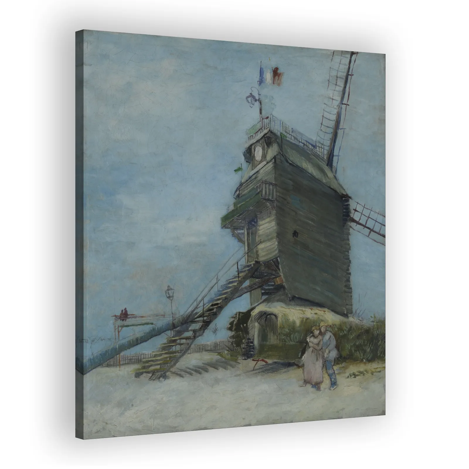 Le Moulin de la Galette by Vincent Van Gogh - view 2 thumbnail