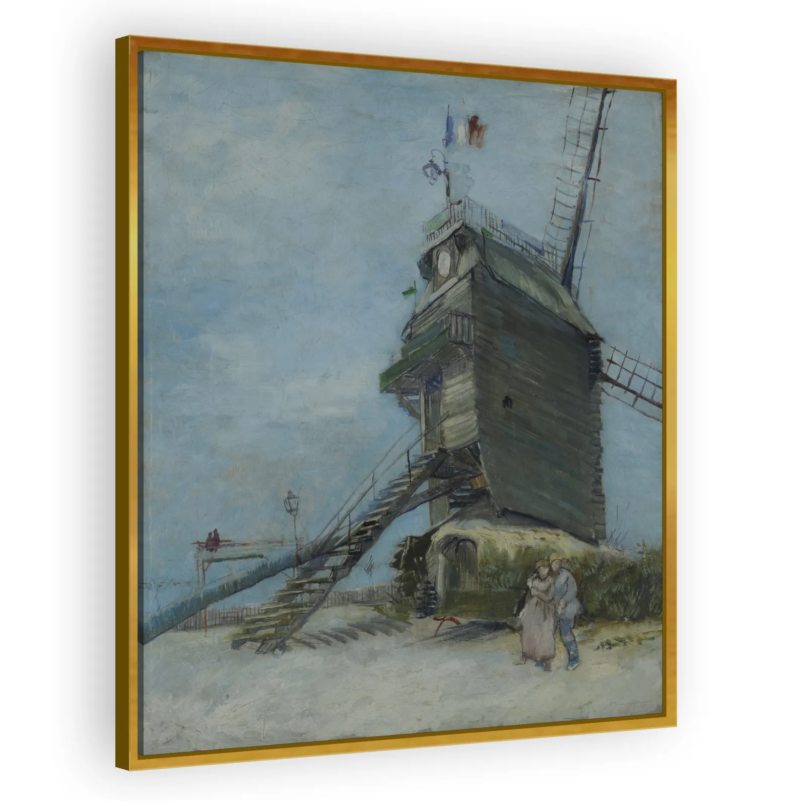 Le Moulin de la Galette by Vincent Van Gogh - view 3 thumbnail