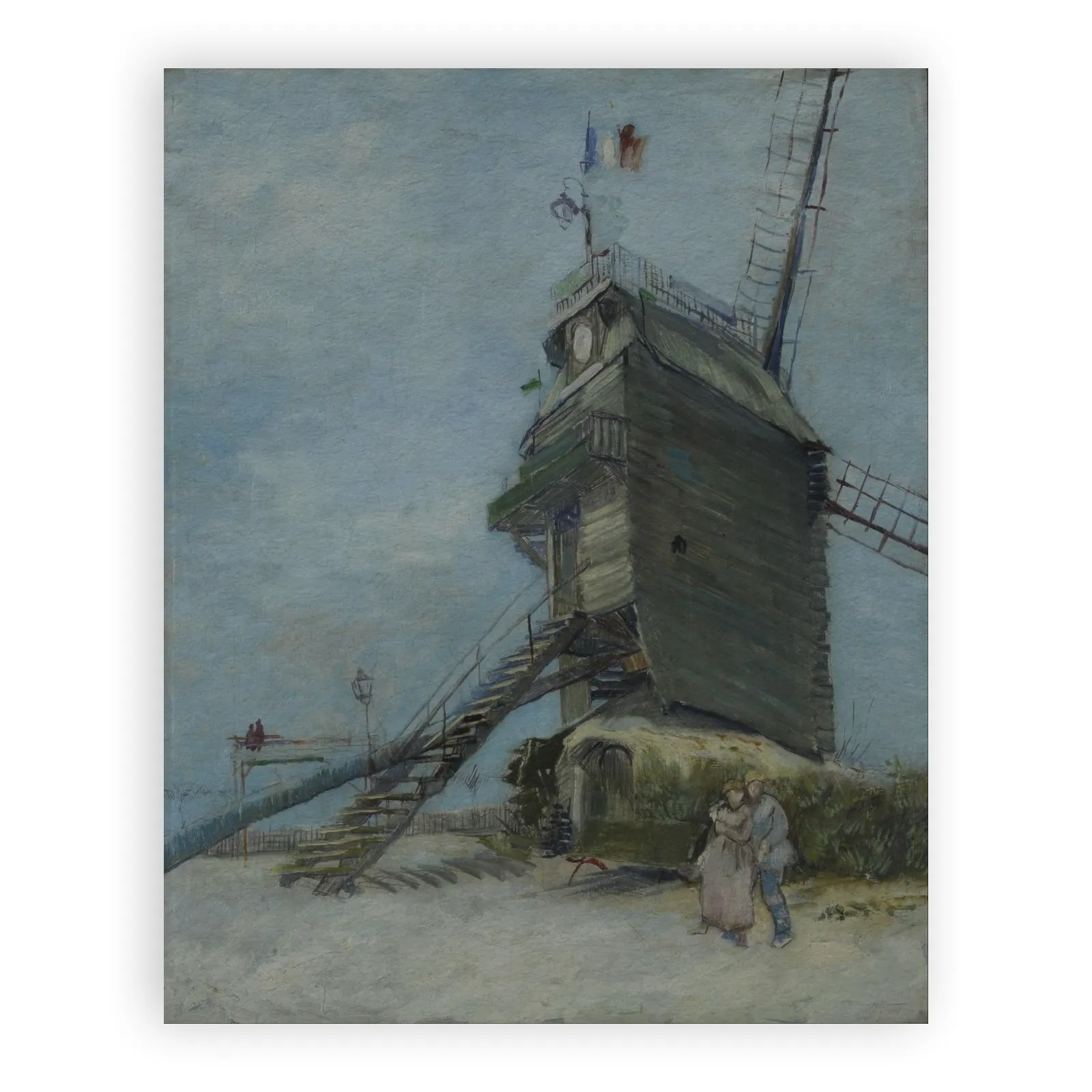 Le Moulin de la Galette by Vincent Van Gogh - view 6 thumbnail