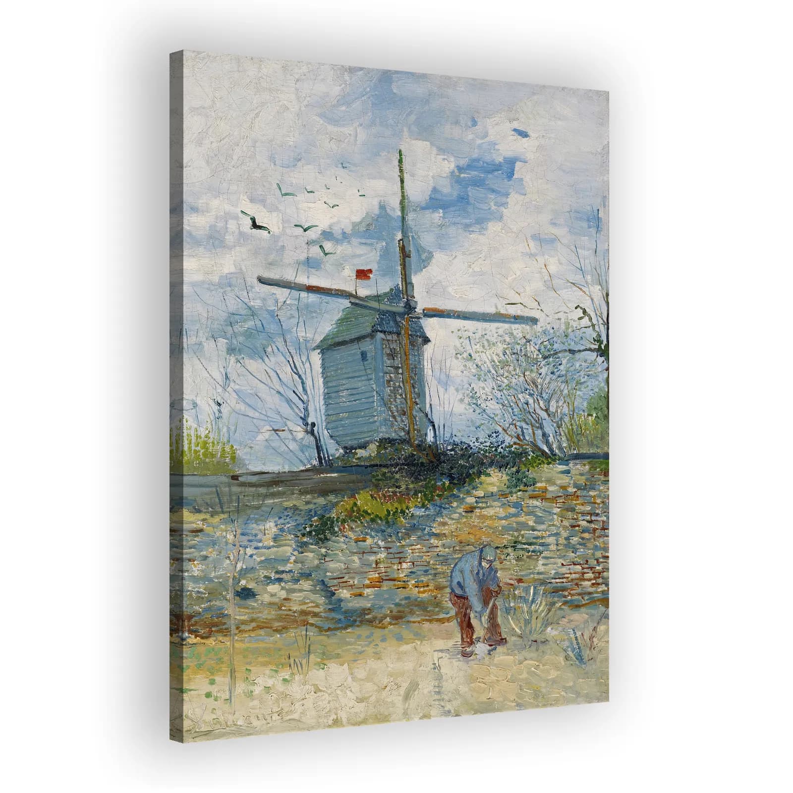 Le Moulin de la Galette by Vincent Van Gogh - view 2 thumbnail