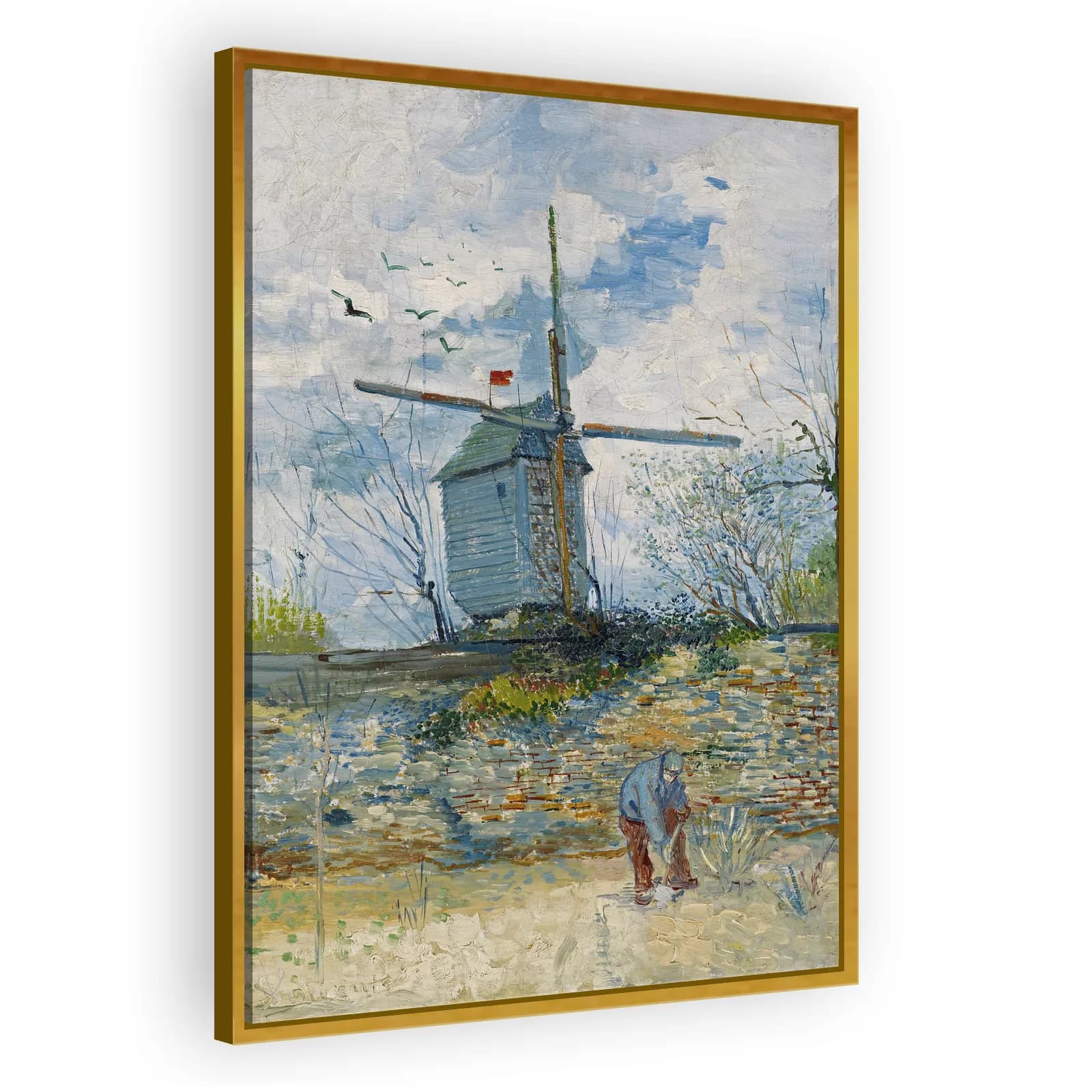 Le Moulin de la Galette by Vincent Van Gogh - view 3 thumbnail