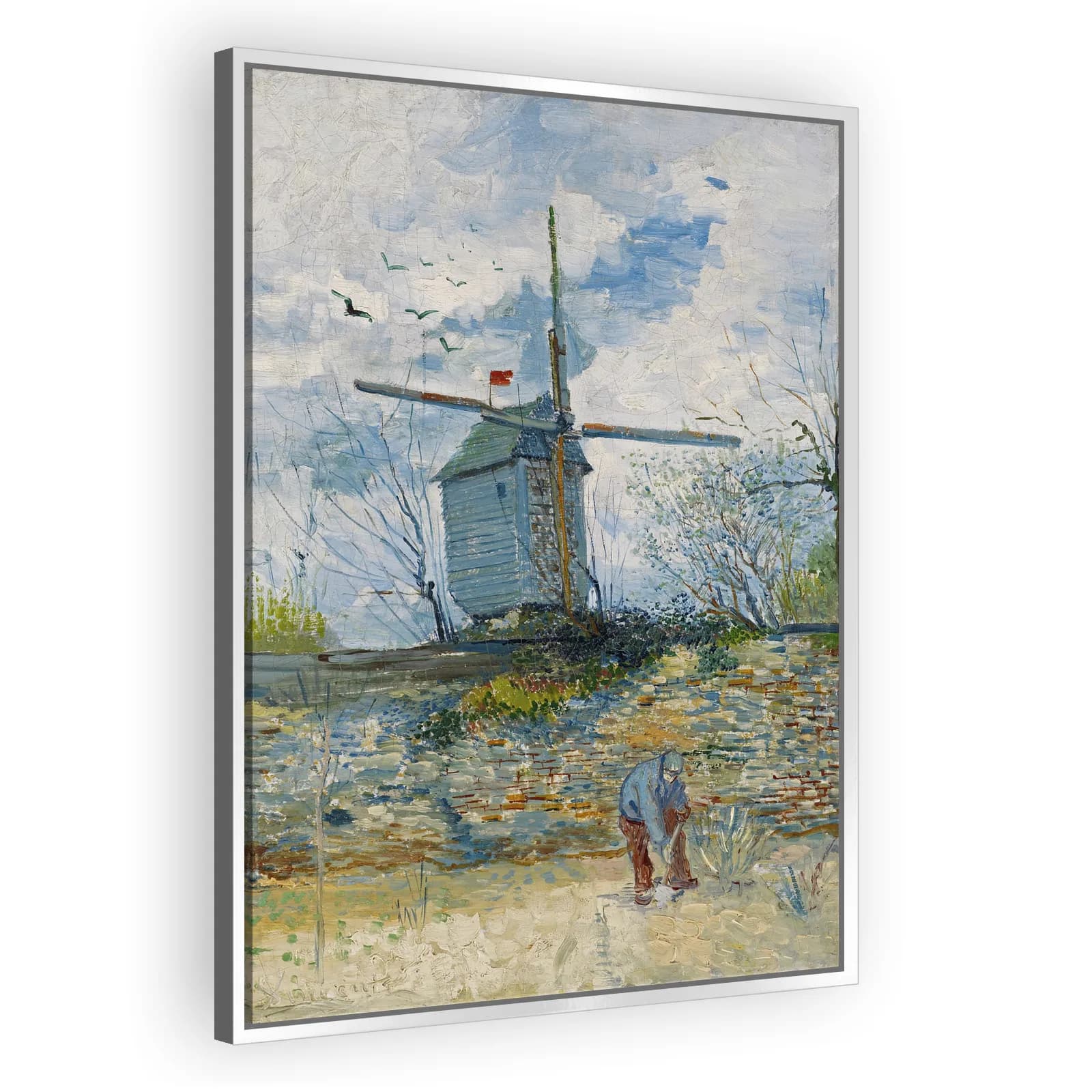 Le Moulin de la Galette by Vincent Van Gogh - view 4 thumbnail