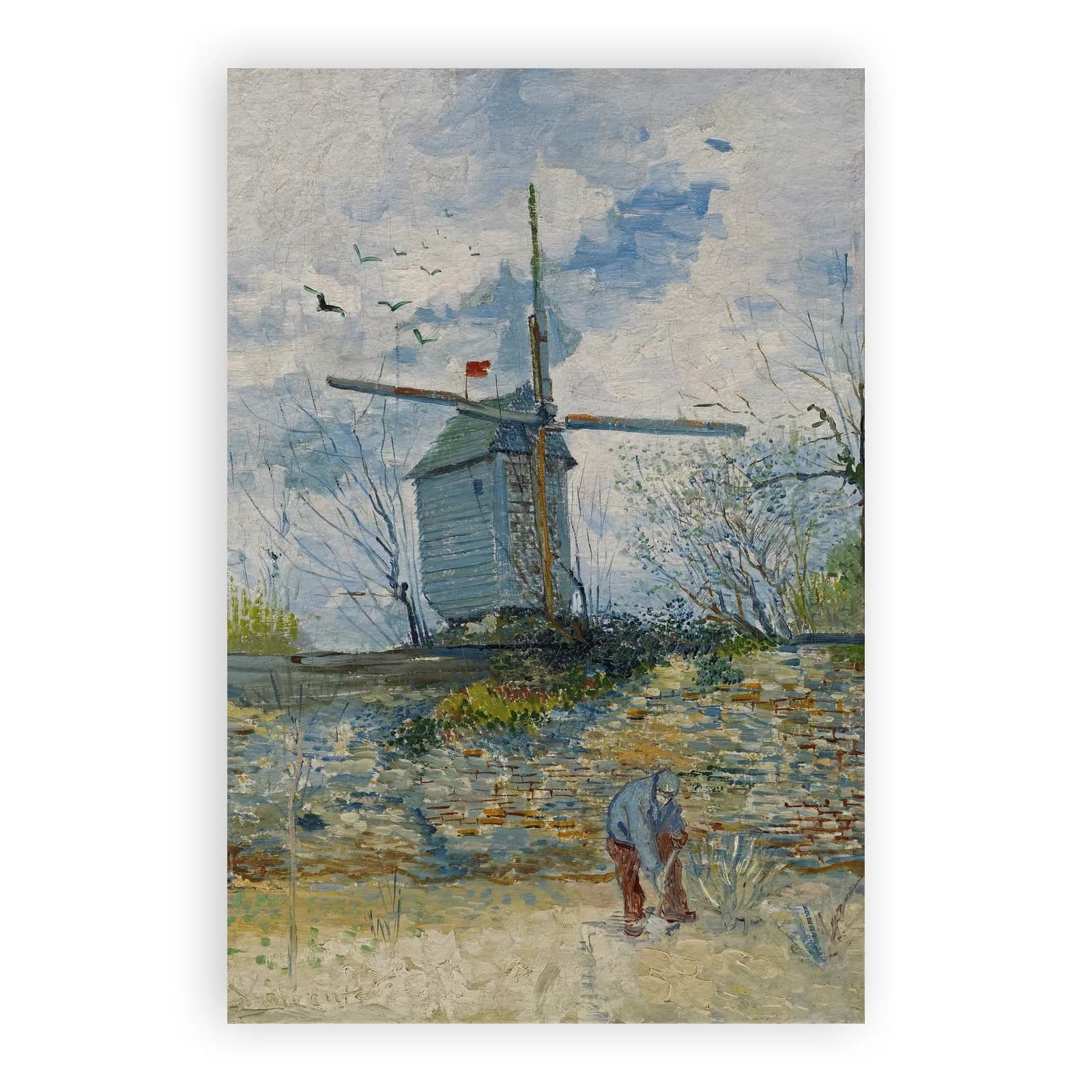 Le Moulin de la Galette by Vincent Van Gogh - view 6 thumbnail