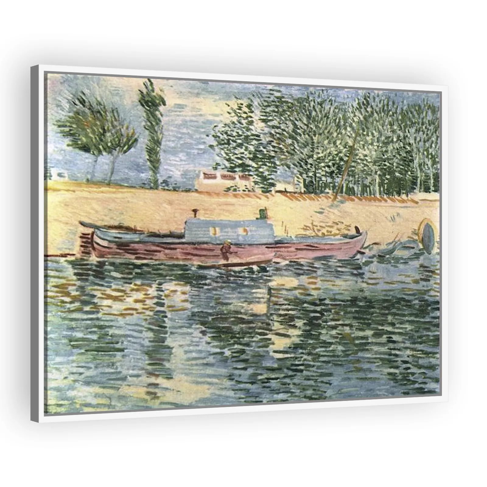 Banks of the Seine with Boats by Vincent Van Gogh - view 5 thumbnail