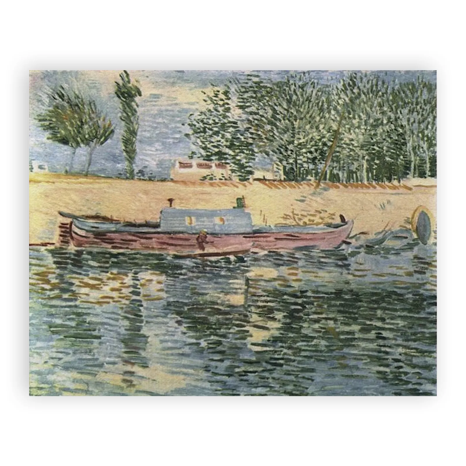 Banks of the Seine with Boats by Vincent Van Gogh - view 6 thumbnail