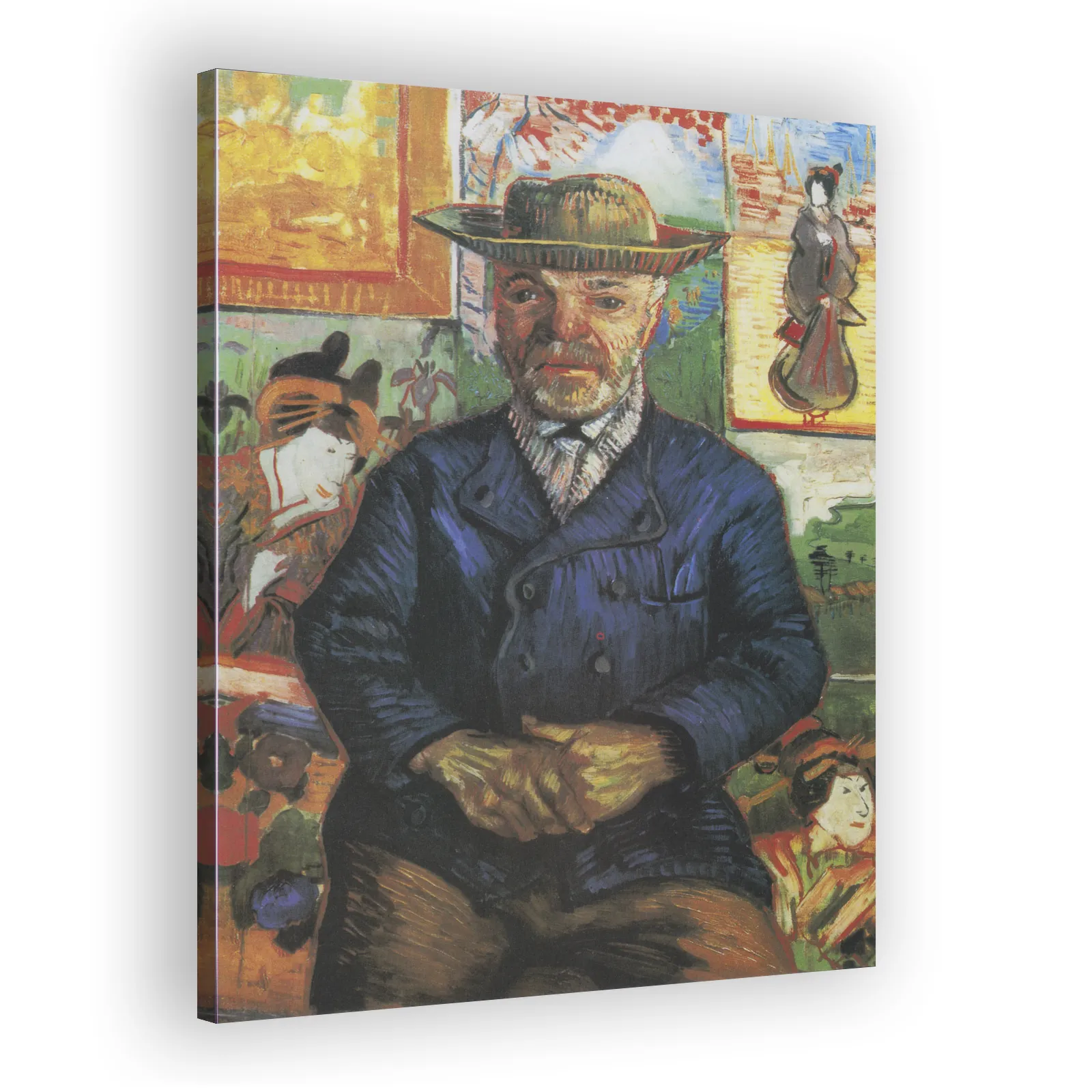 Portrait of Père Tanguy by Vincent Van Gogh - view 2 thumbnail