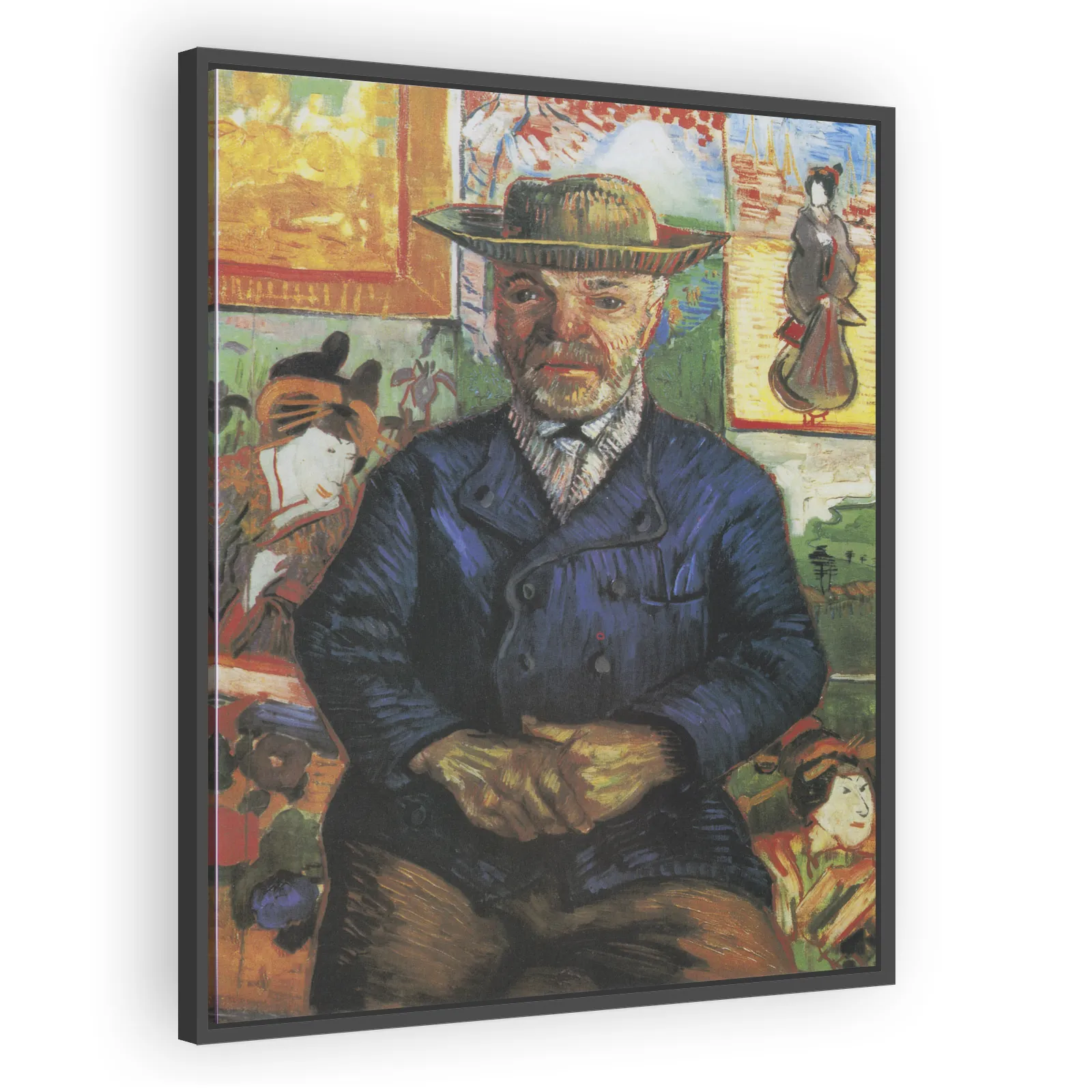 Portrait of Père Tanguy by Vincent Van Gogh