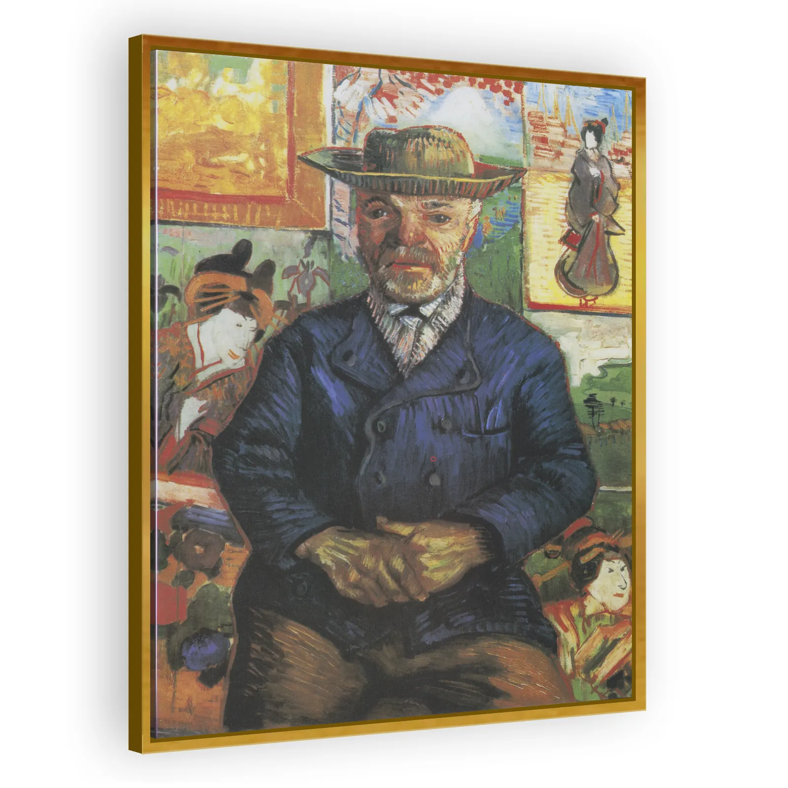 Portrait of Père Tanguy by Vincent Van Gogh - view 3 thumbnail