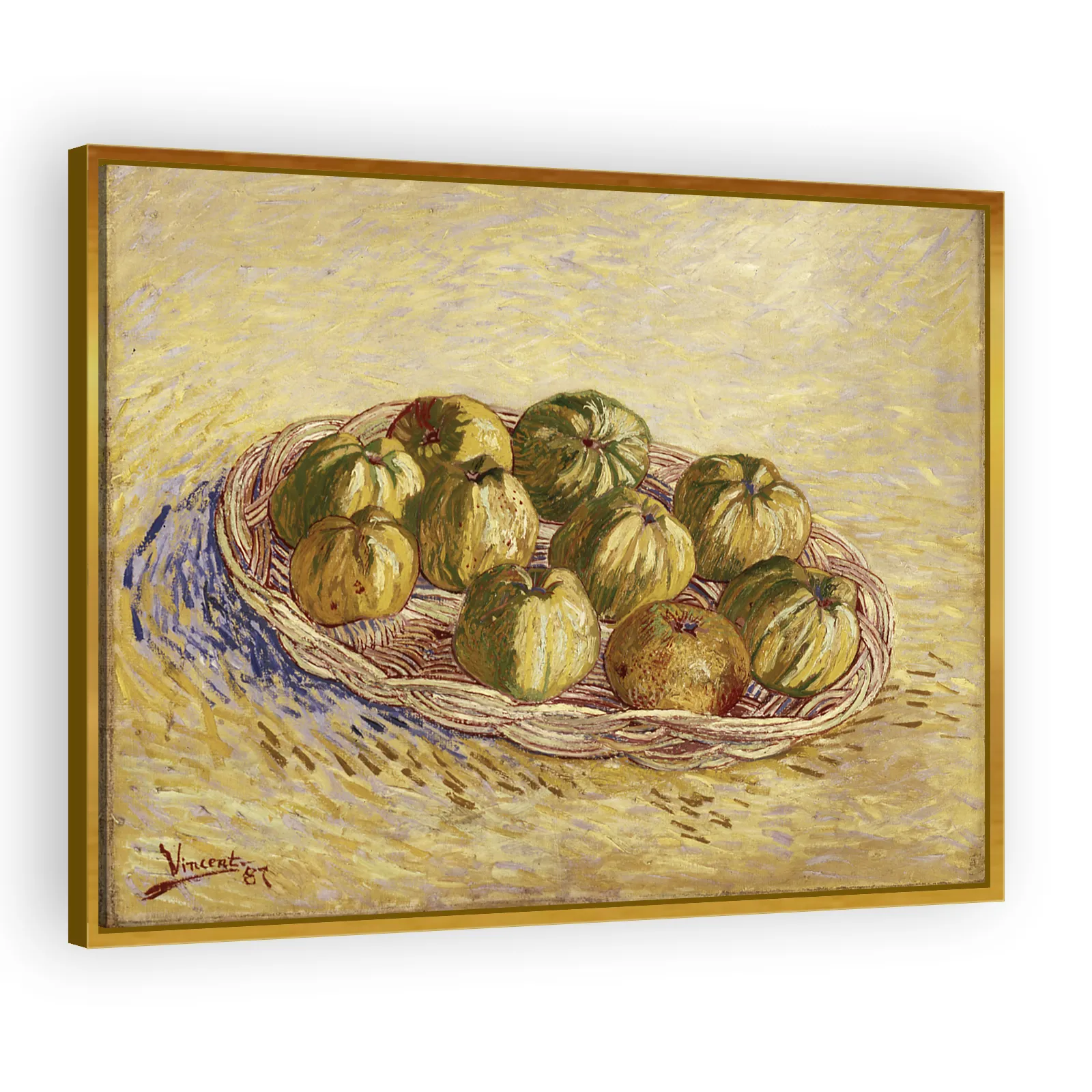 Still Life with Basket of Apples by Vincent Van Gogh - view 3 thumbnail