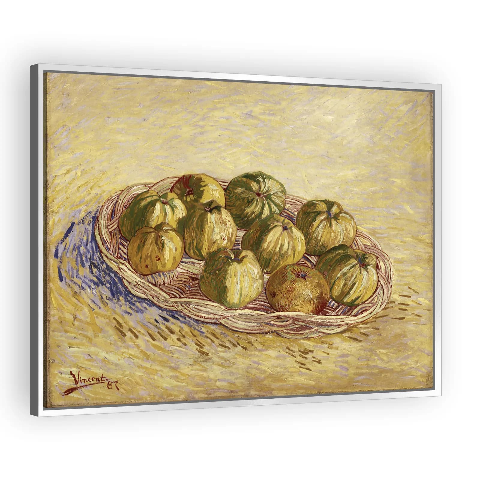 Still Life with Basket of Apples by Vincent Van Gogh - view 4 thumbnail