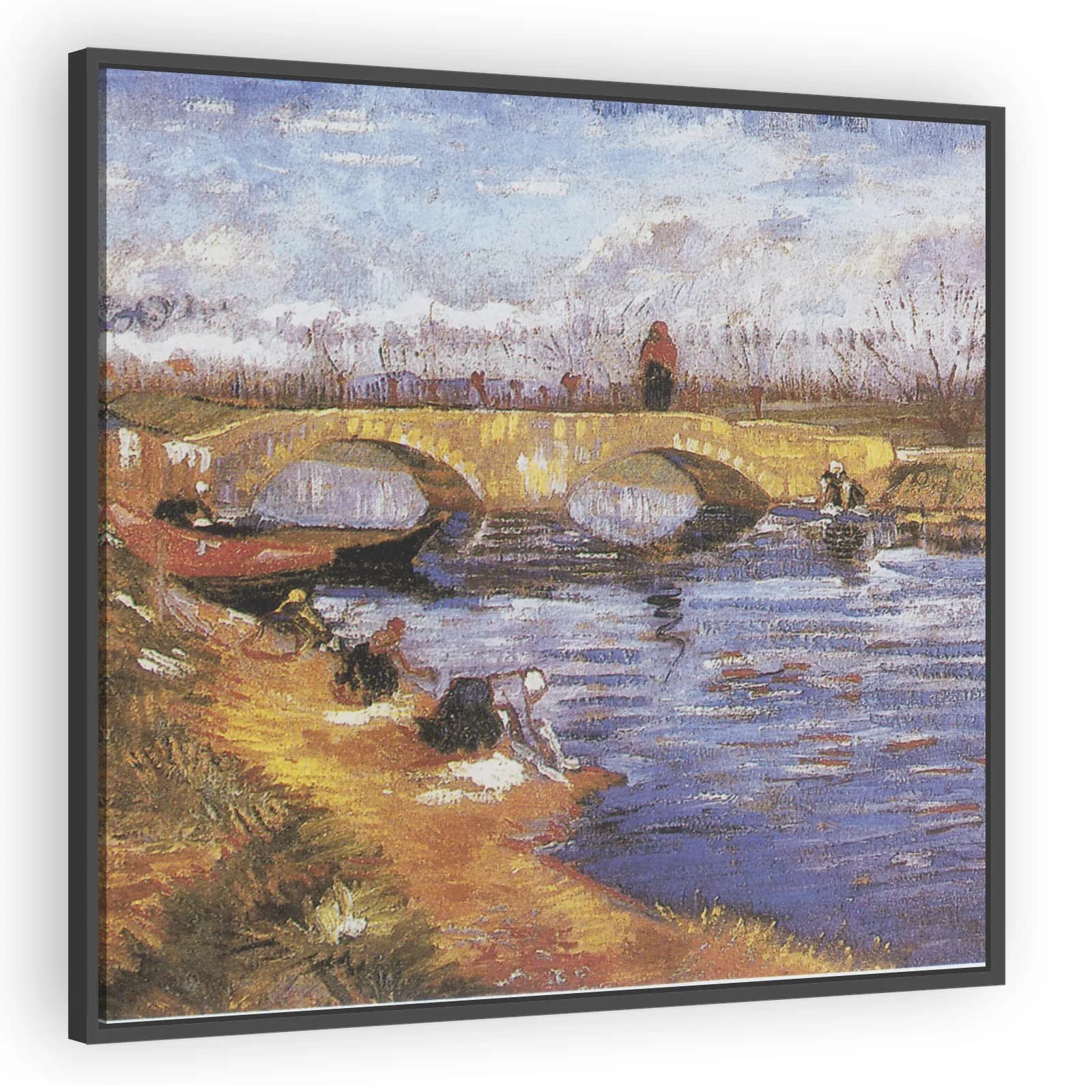 The Gleize Bridge over the Vigueirat Canal by Vincent Van Gogh