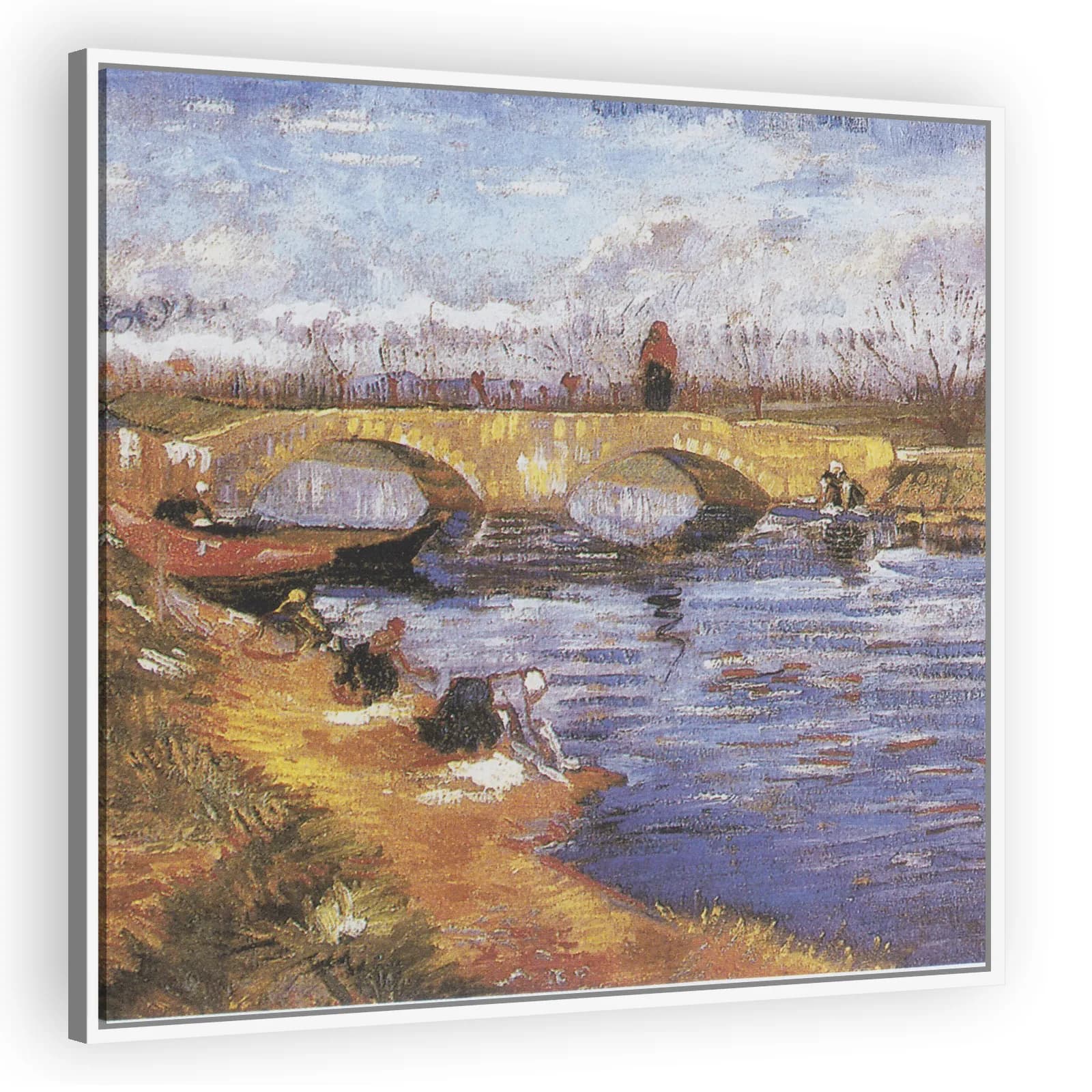 The Gleize Bridge over the Vigueirat Canal by Vincent Van Gogh - view 5 thumbnail