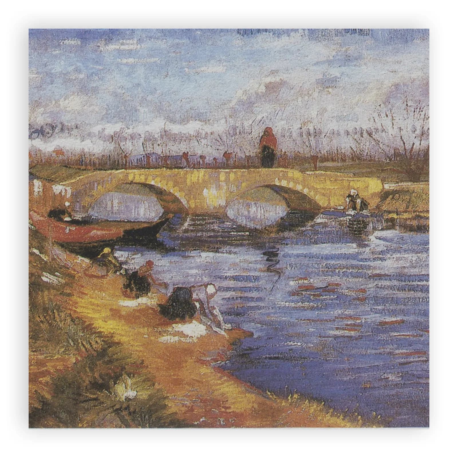 The Gleize Bridge over the Vigueirat Canal by Vincent Van Gogh - view 6 thumbnail