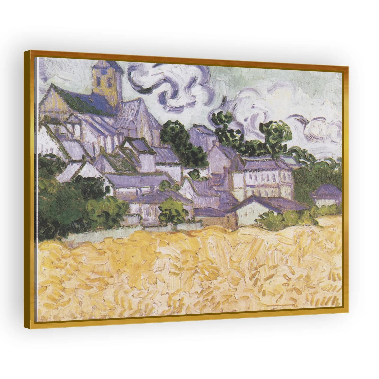 View of Auvers with Church by Vincent Van Gogh - view 3 thumbnail