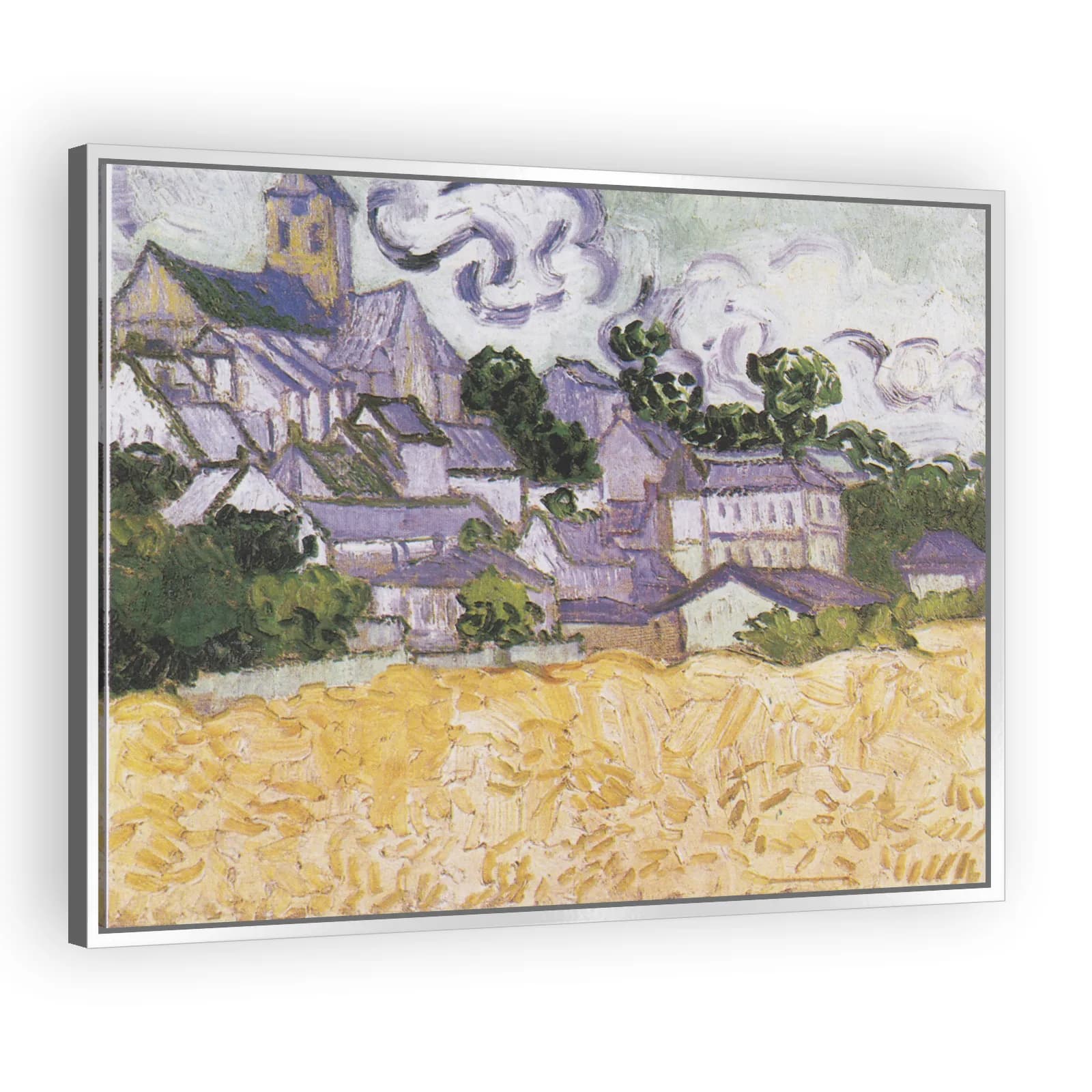 View of Auvers with Church by Vincent Van Gogh - view 4 thumbnail