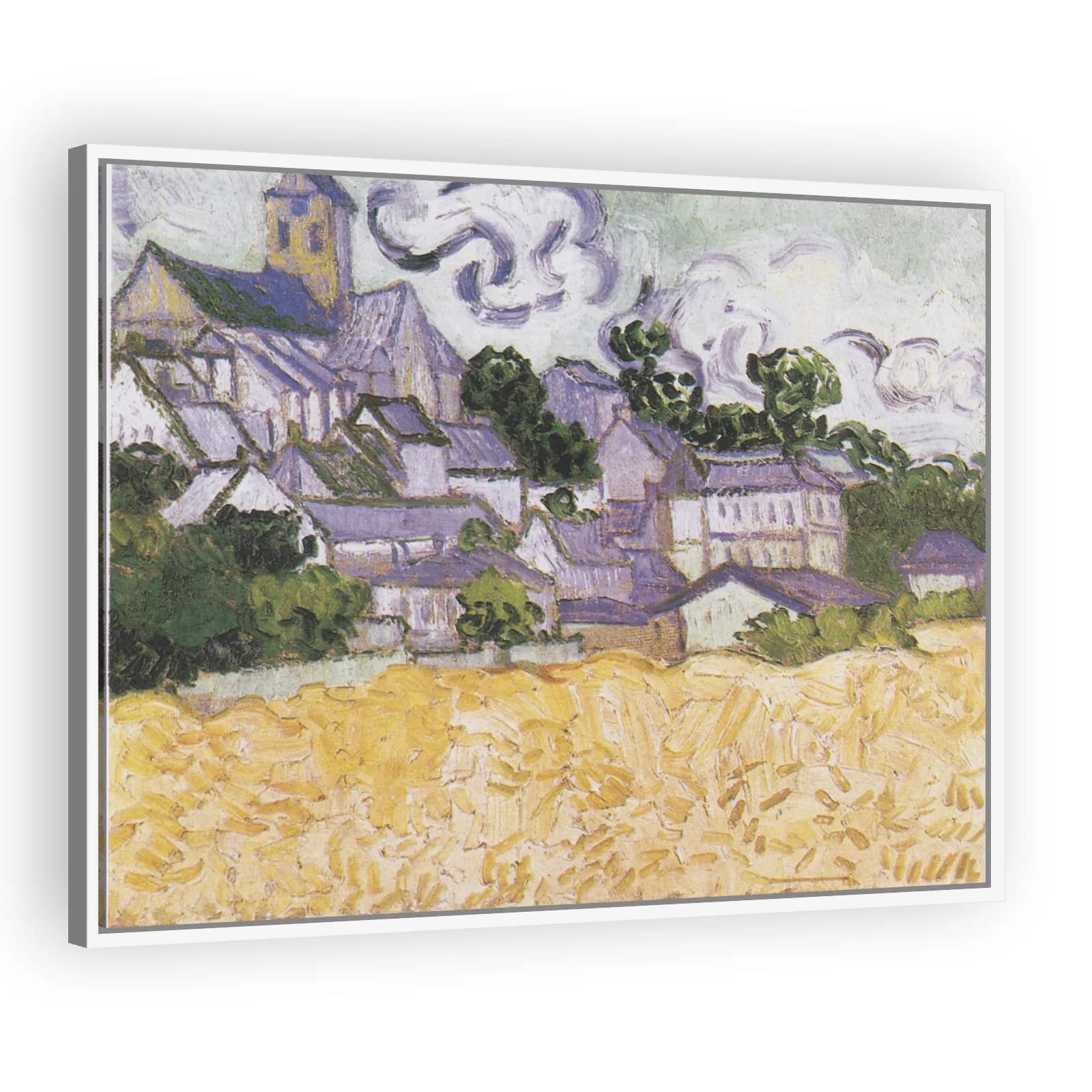 View of Auvers with Church by Vincent Van Gogh - view 5 thumbnail