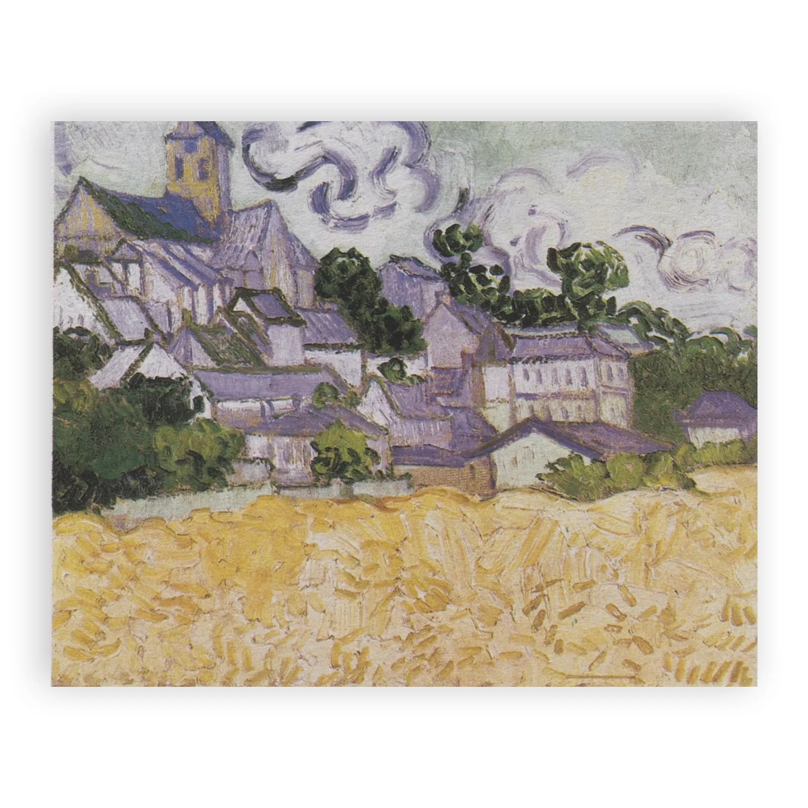 View of Auvers with Church by Vincent Van Gogh - view 6 thumbnail