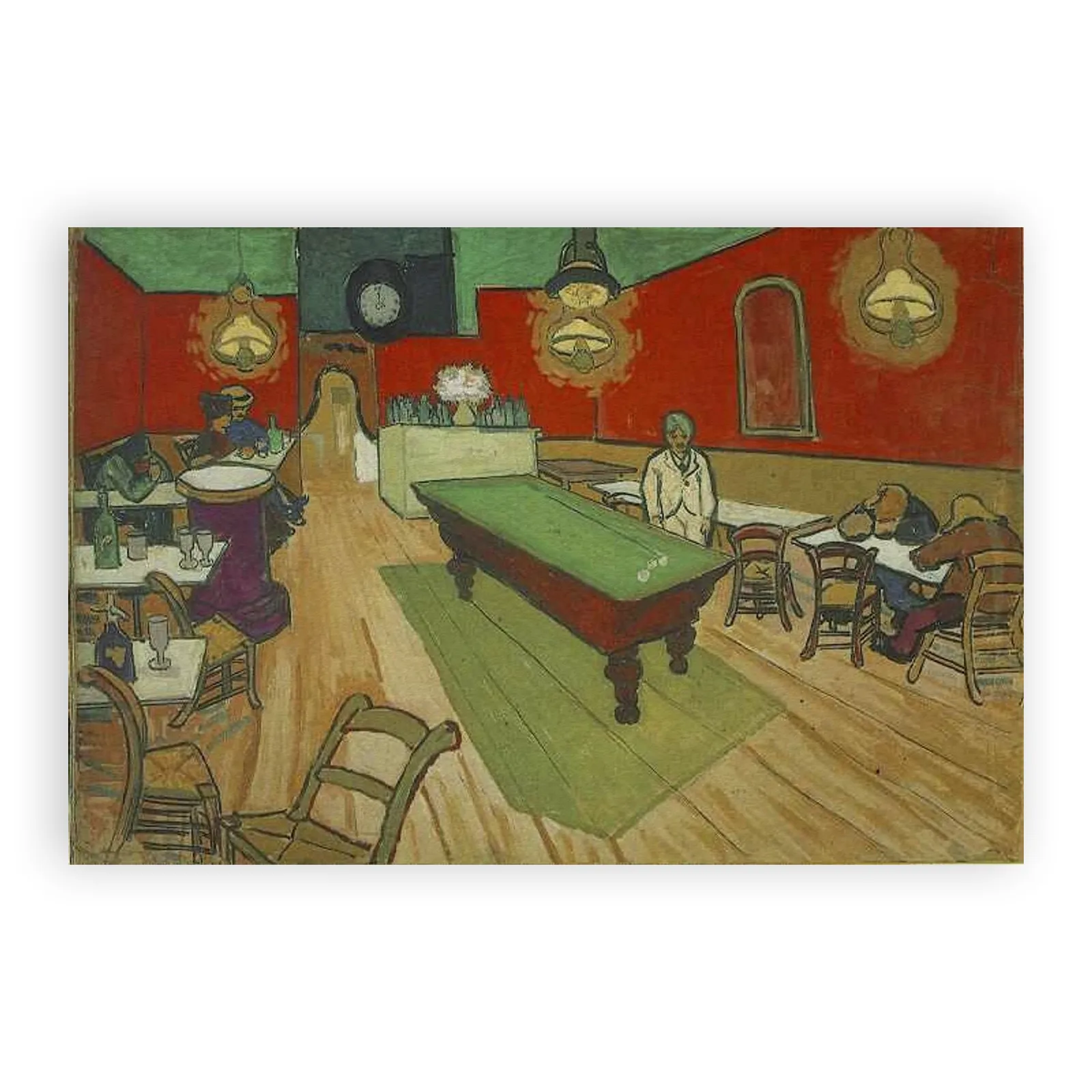 The Night Cafe in Arles by Vincent Van Gogh - view 6 thumbnail