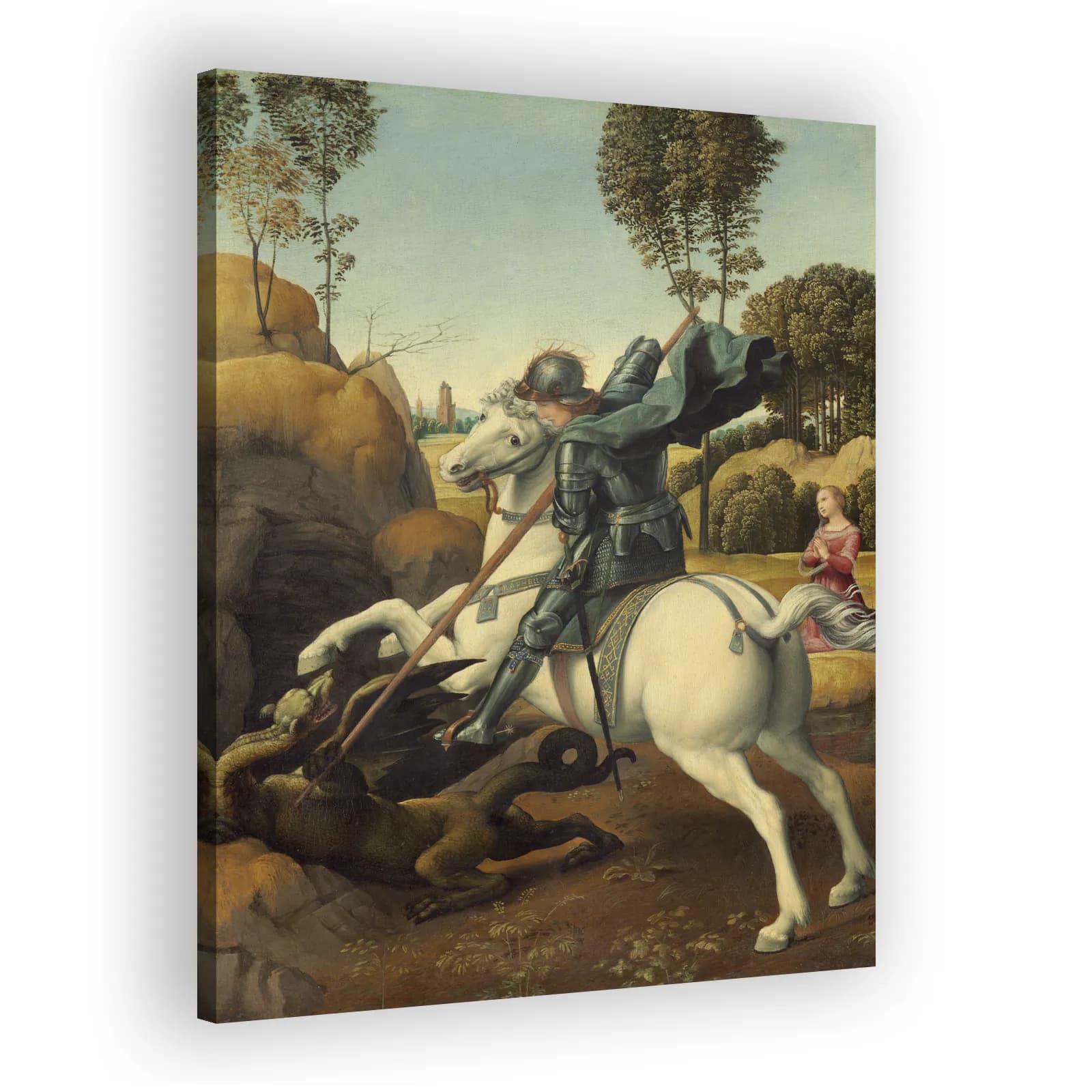 Saint George and the Dragon by Raphael - view 2 thumbnail