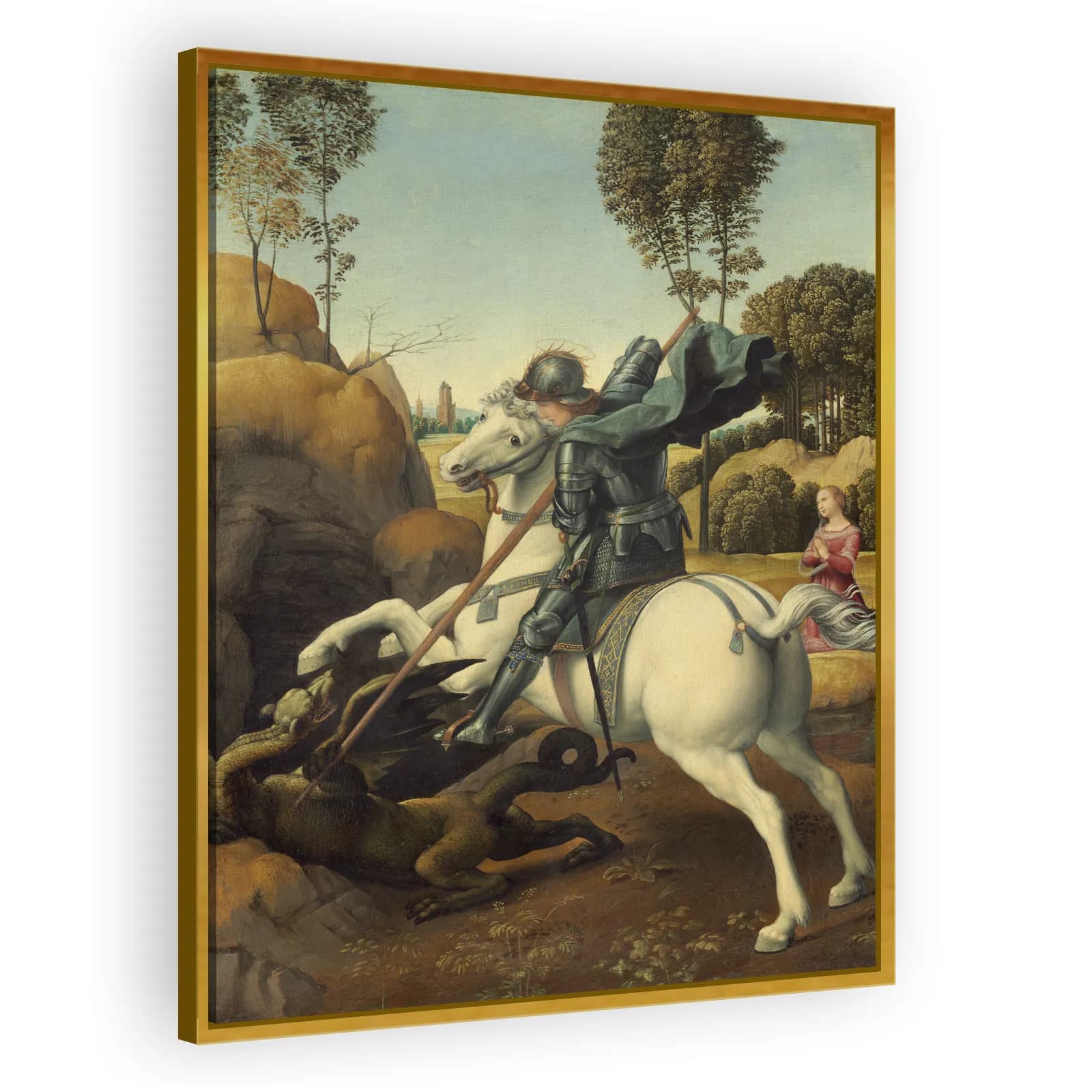 Saint George and the Dragon by Raphael - view 3 thumbnail