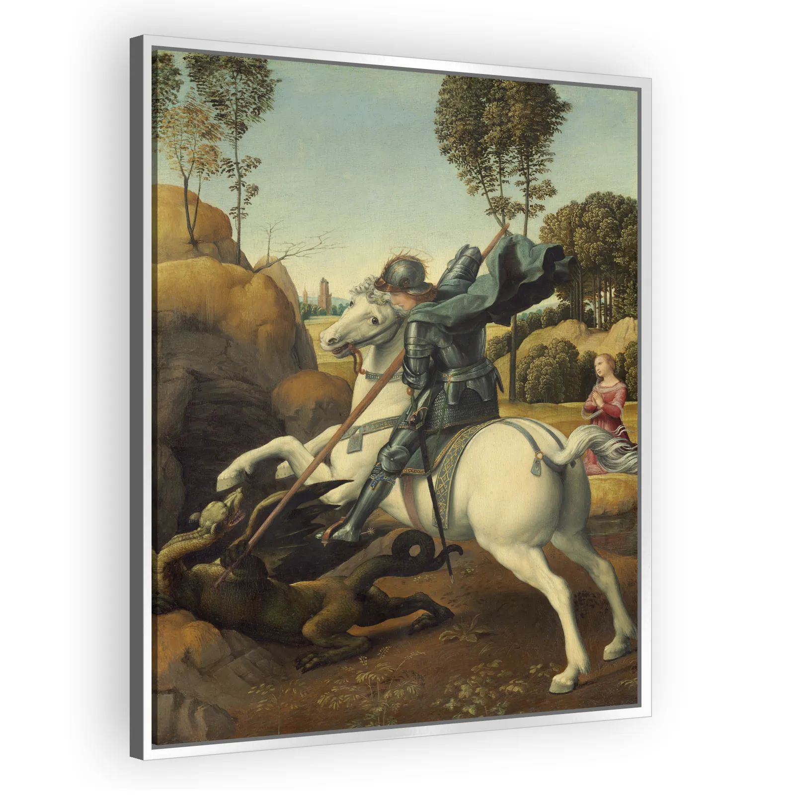 Saint George and the Dragon by Raphael - view 4 thumbnail