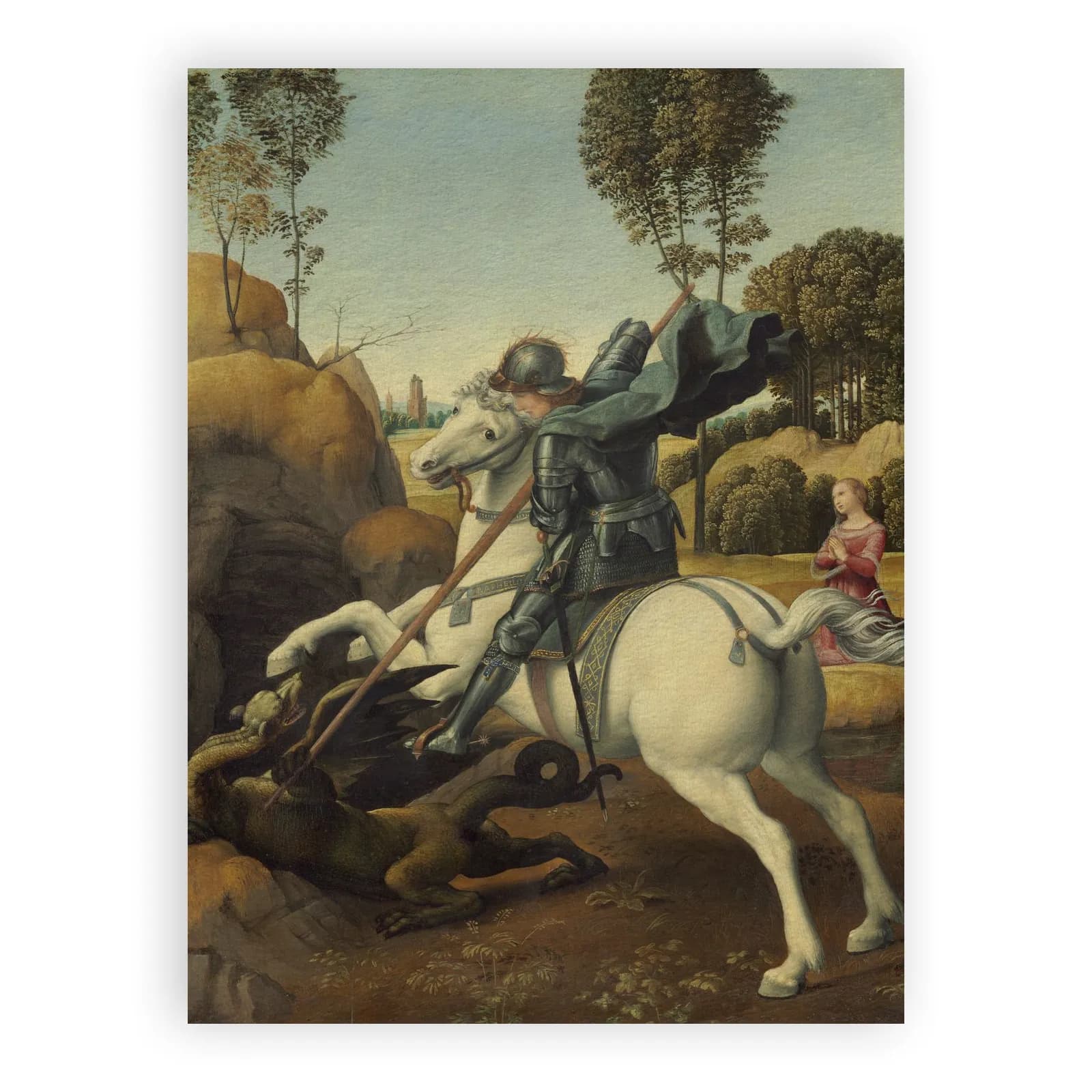 Saint George and the Dragon by Raphael - view 6 thumbnail